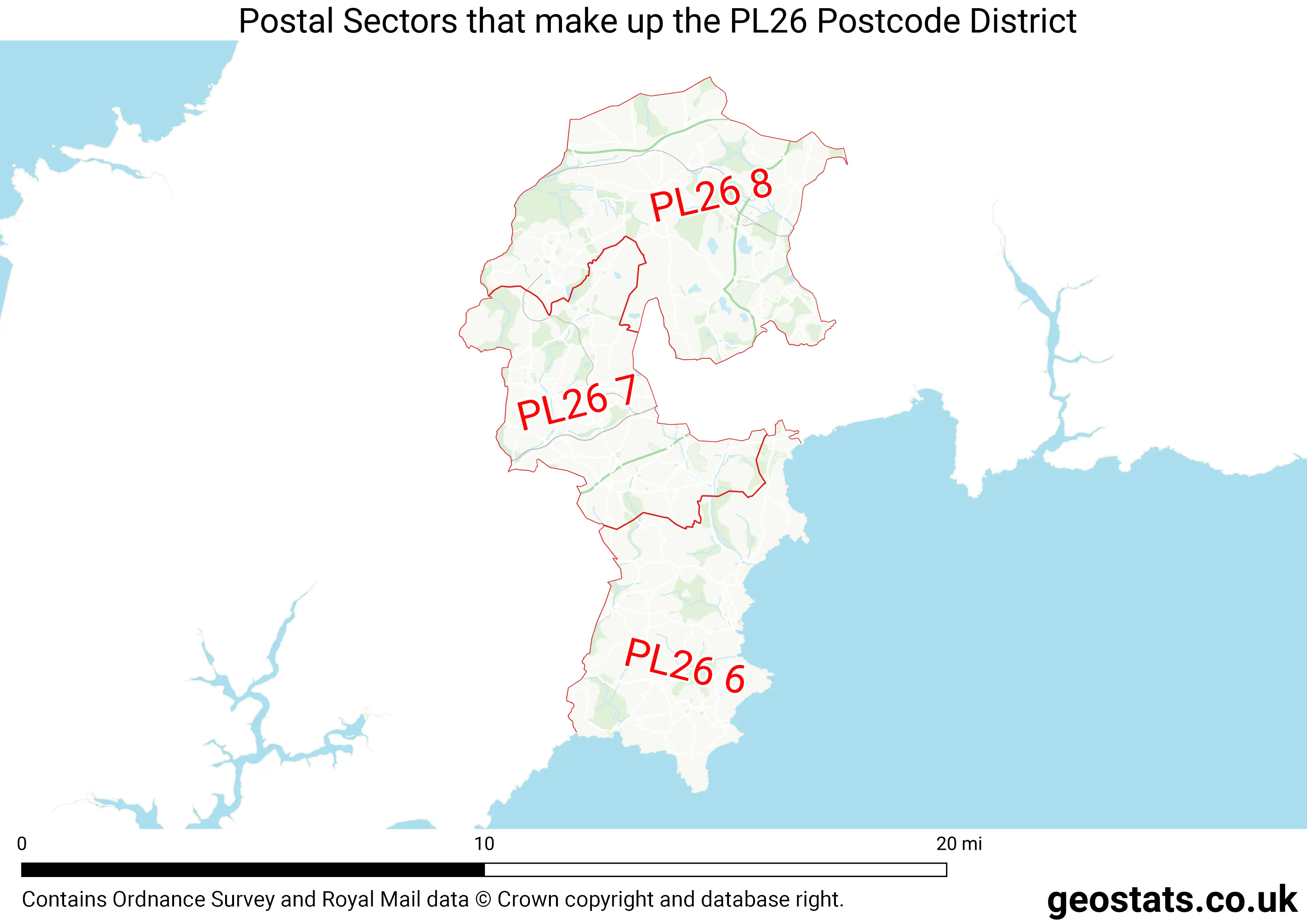 Map of the PL26  District