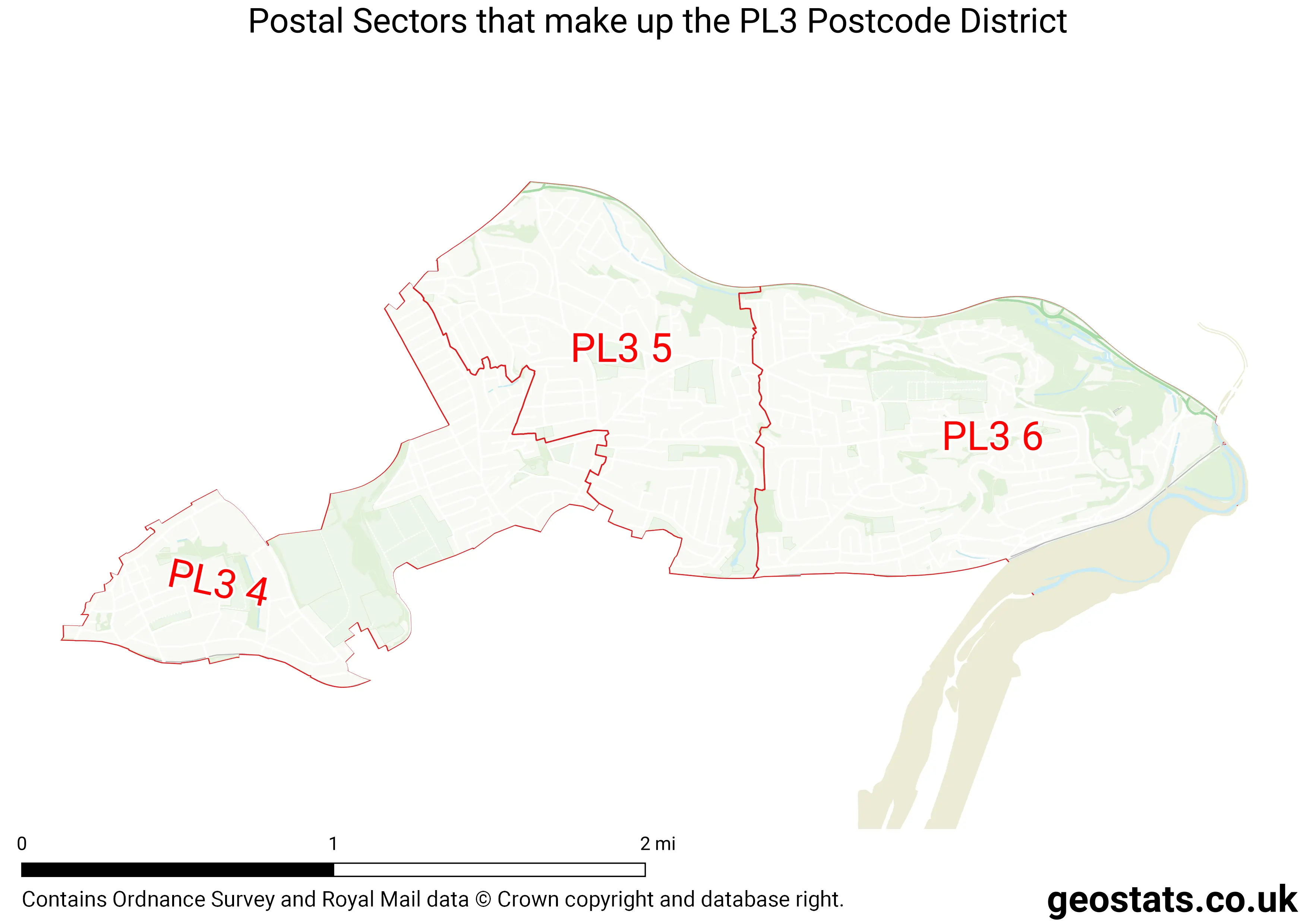 Map of the PL3  District
