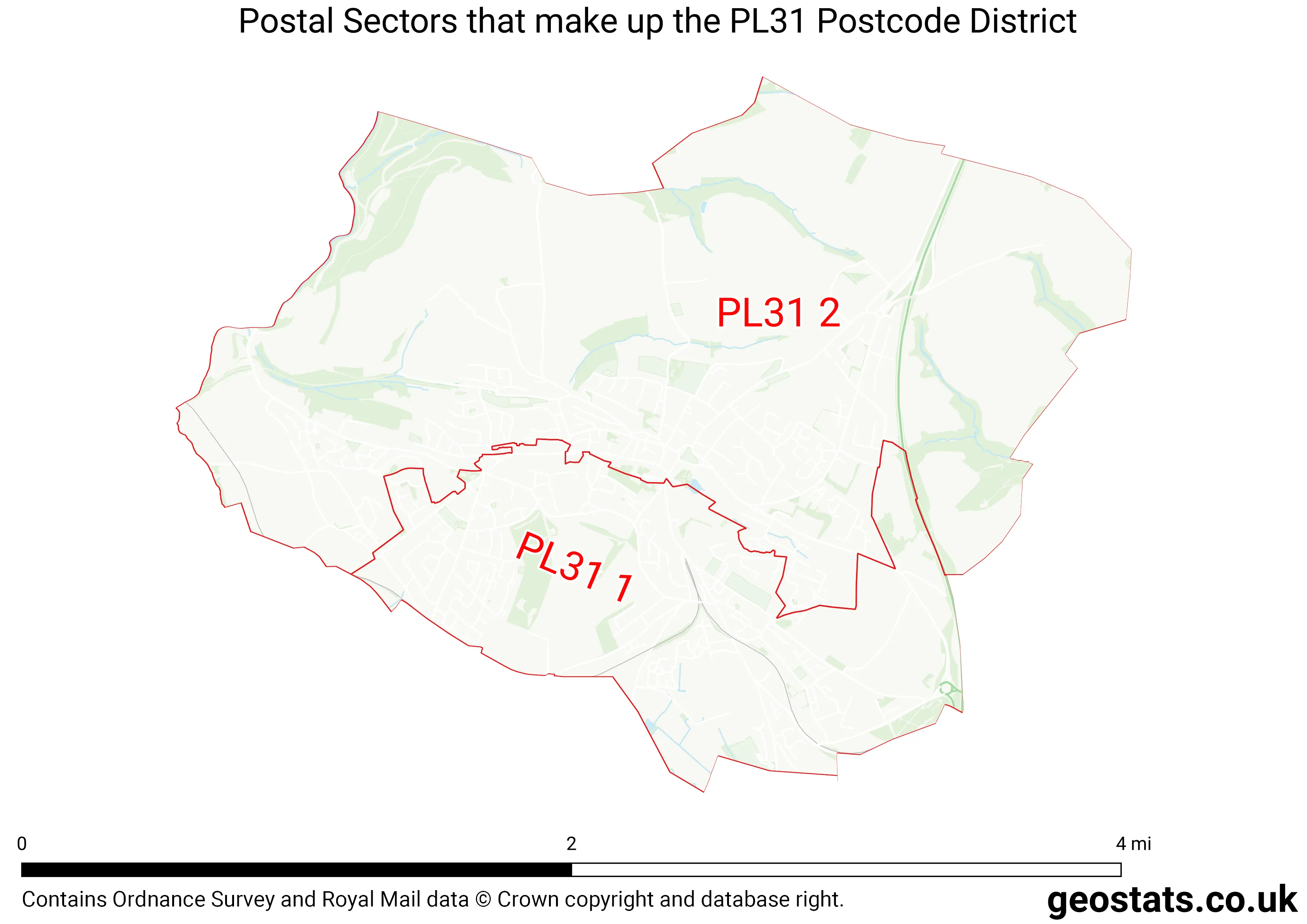 Map of the PL31  District