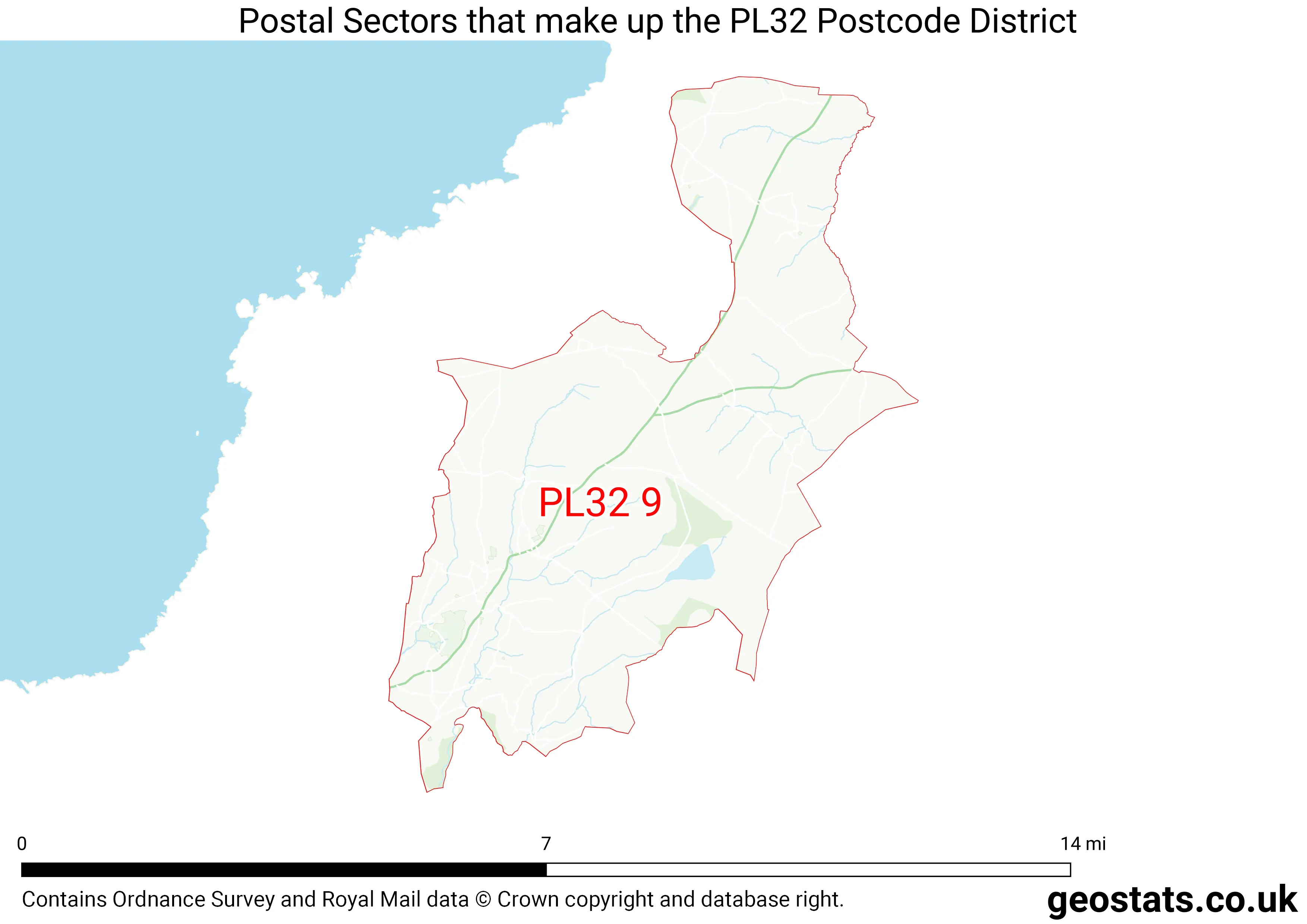Map of the PL32  District