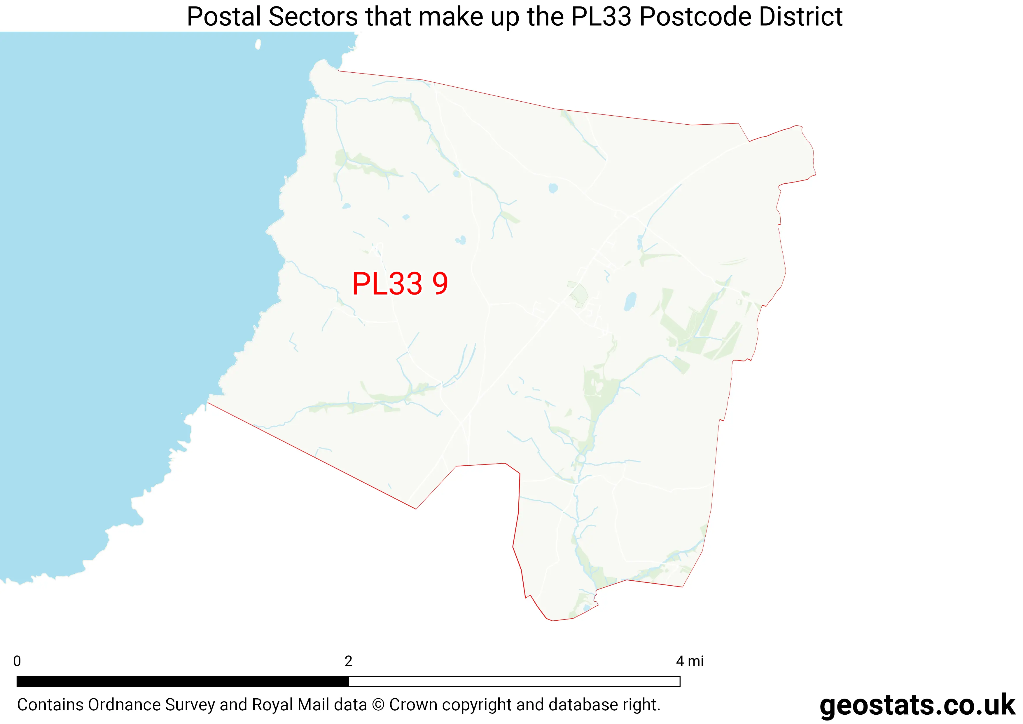 Map of the PL33  District