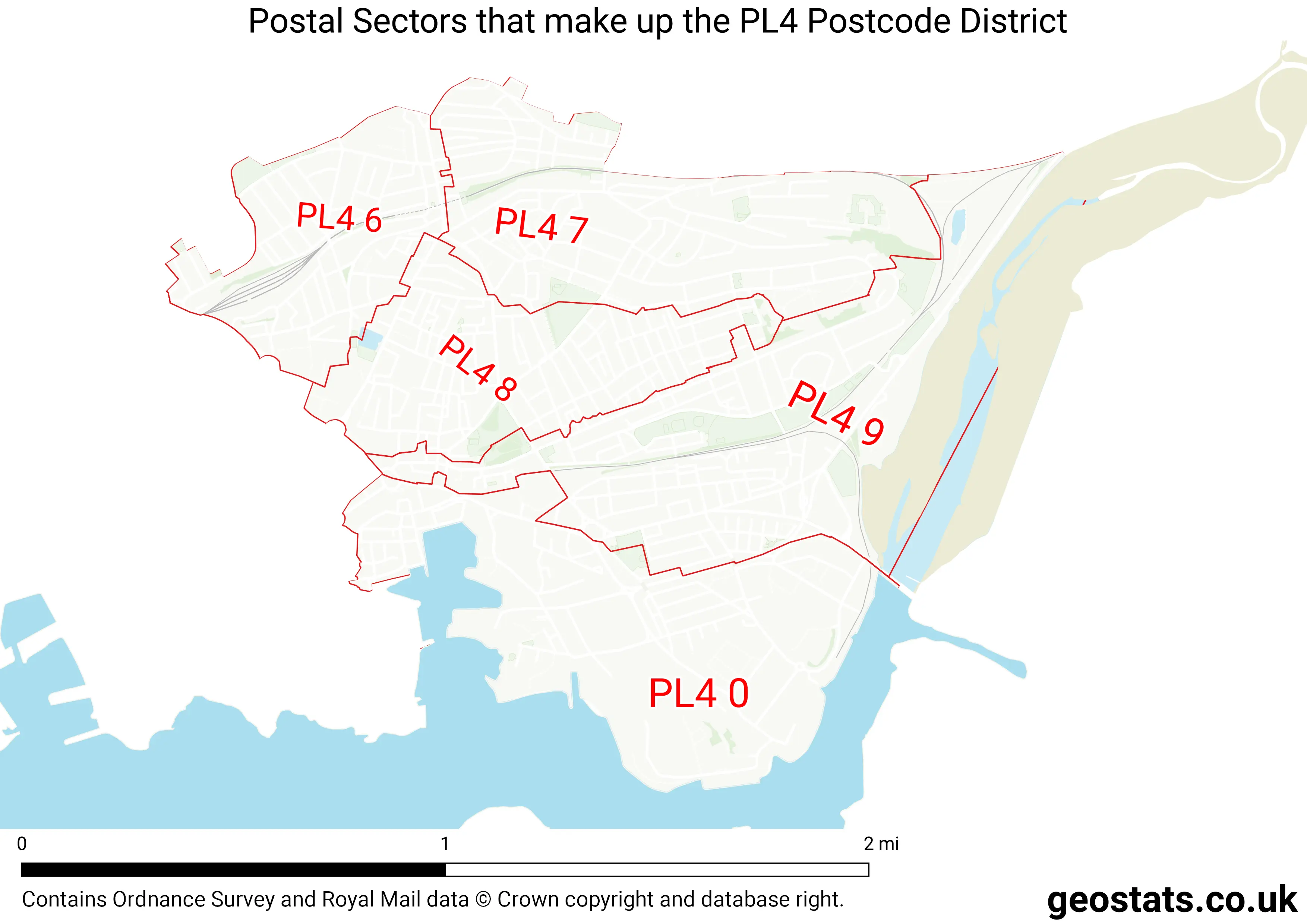 Map of the PL4  District