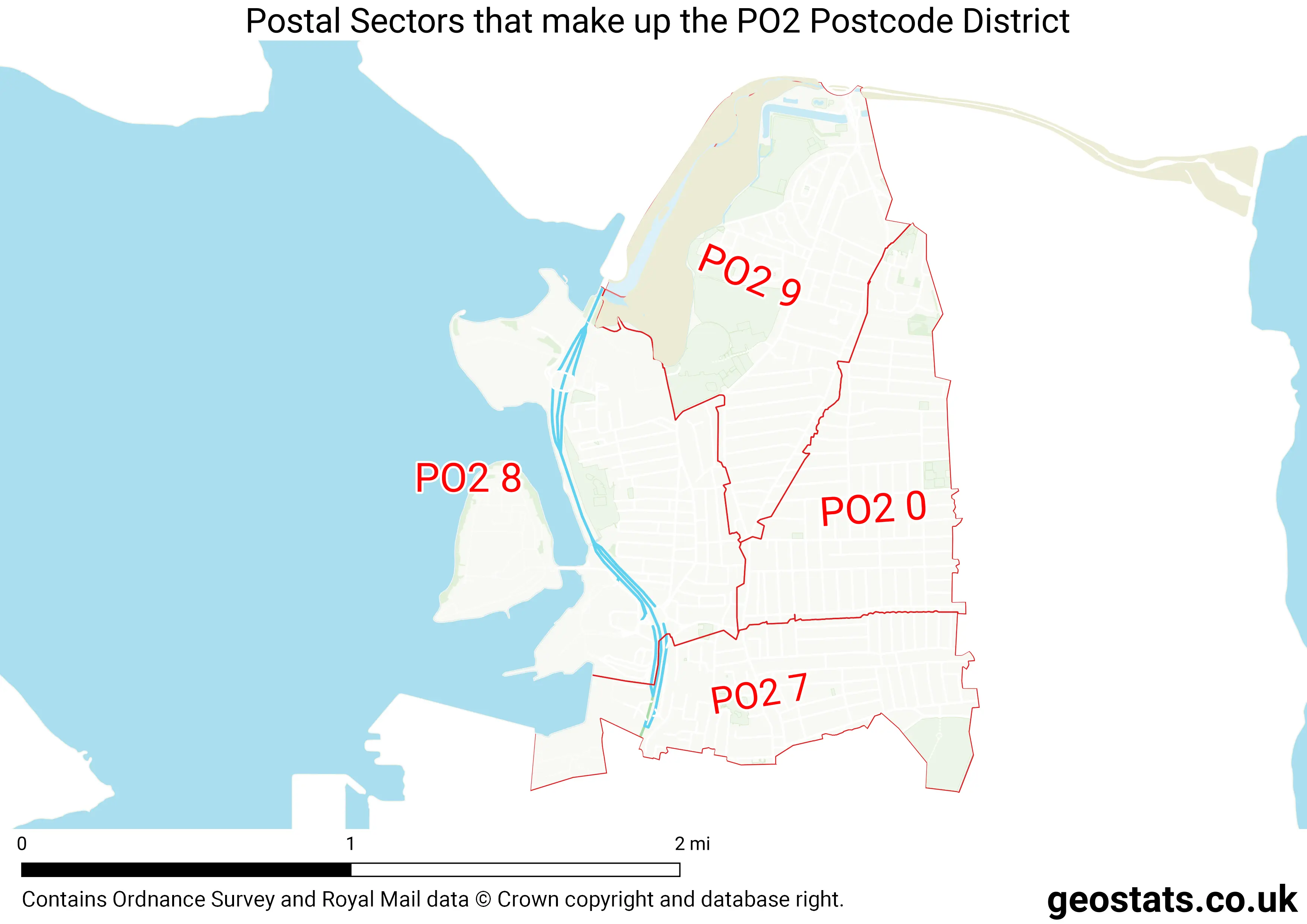 Map of the PO2  District