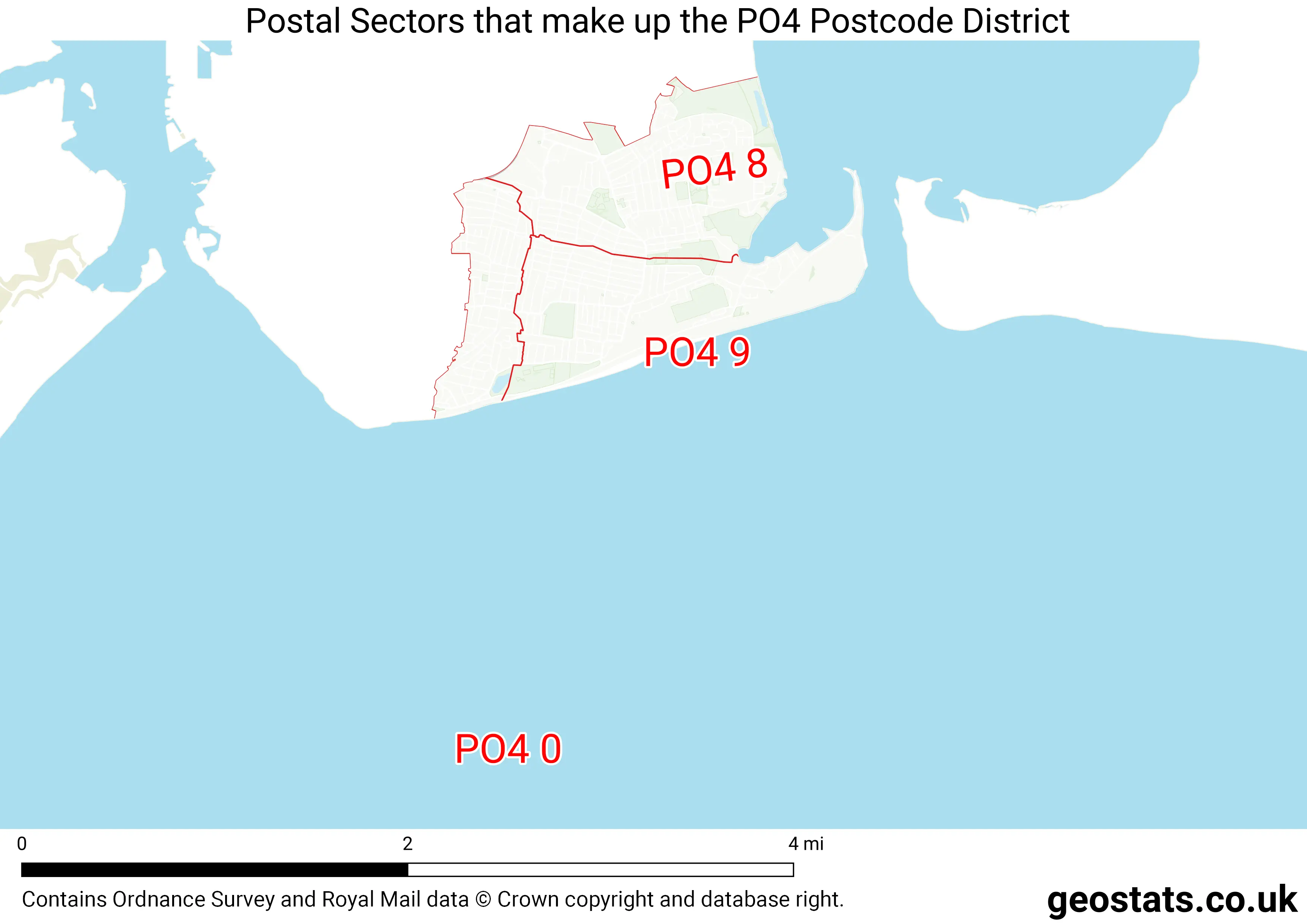 Map of the PO4  District