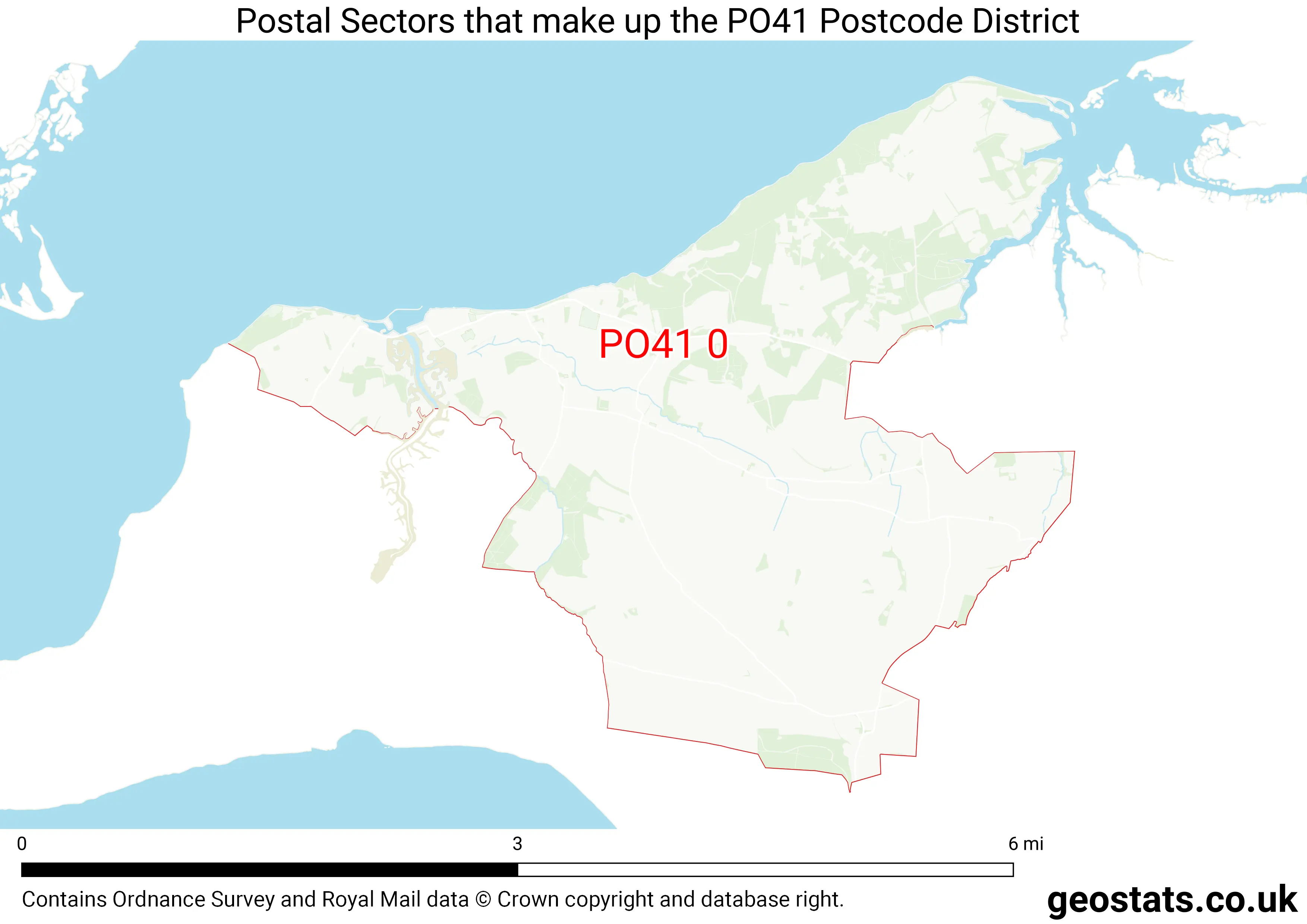 Map of the PO41  District