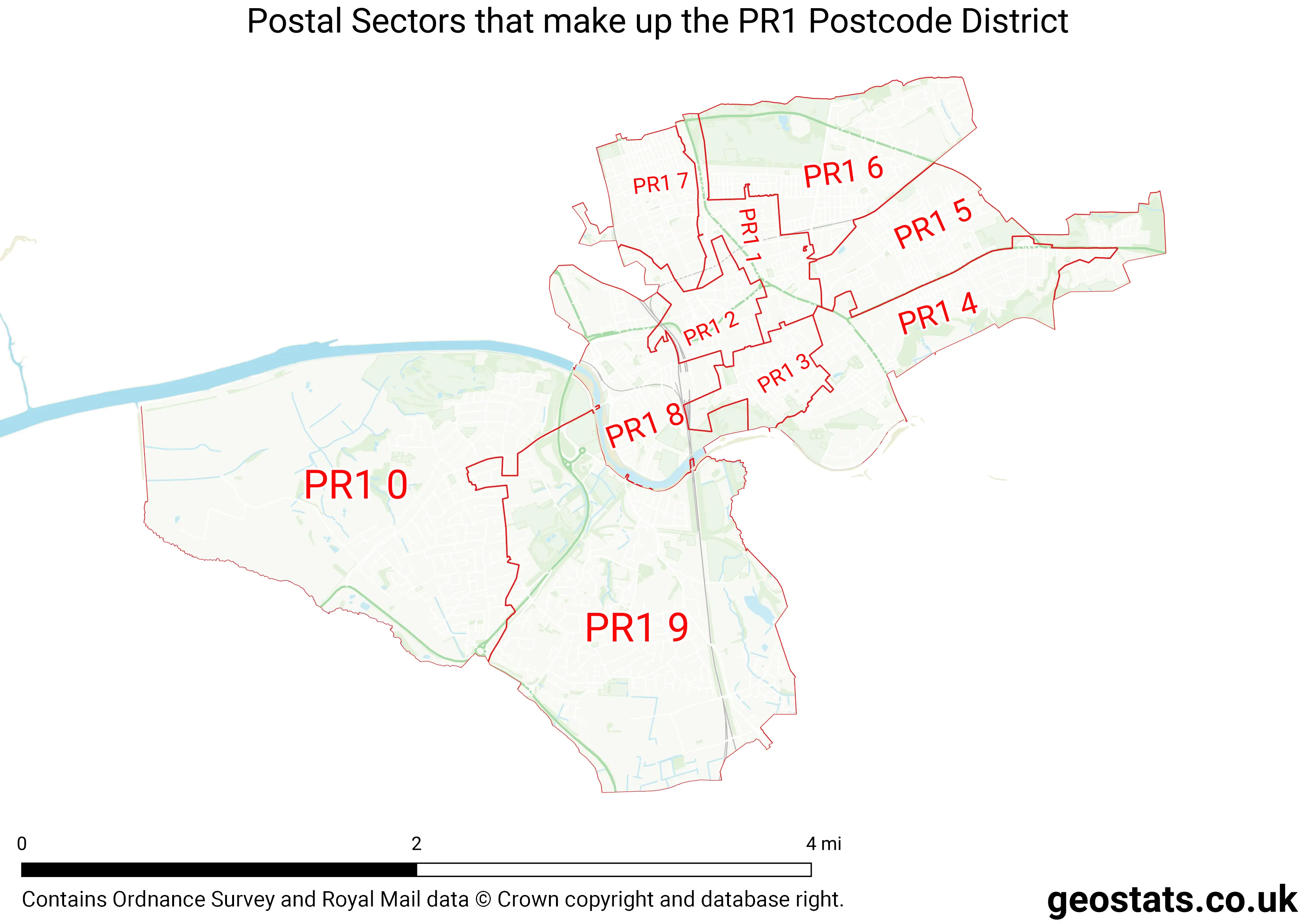 Map of the PR1  District