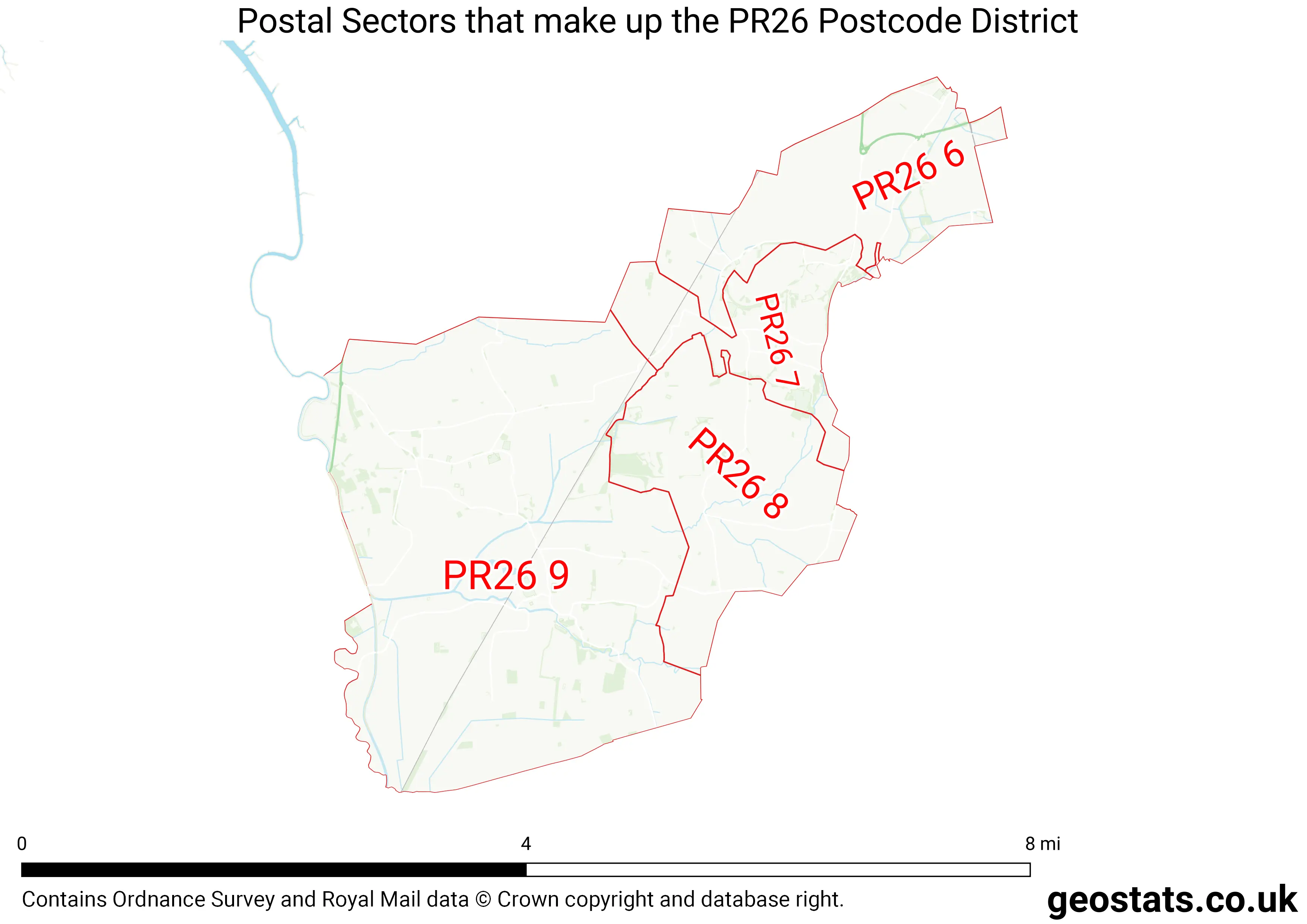 Map of the PR26  District