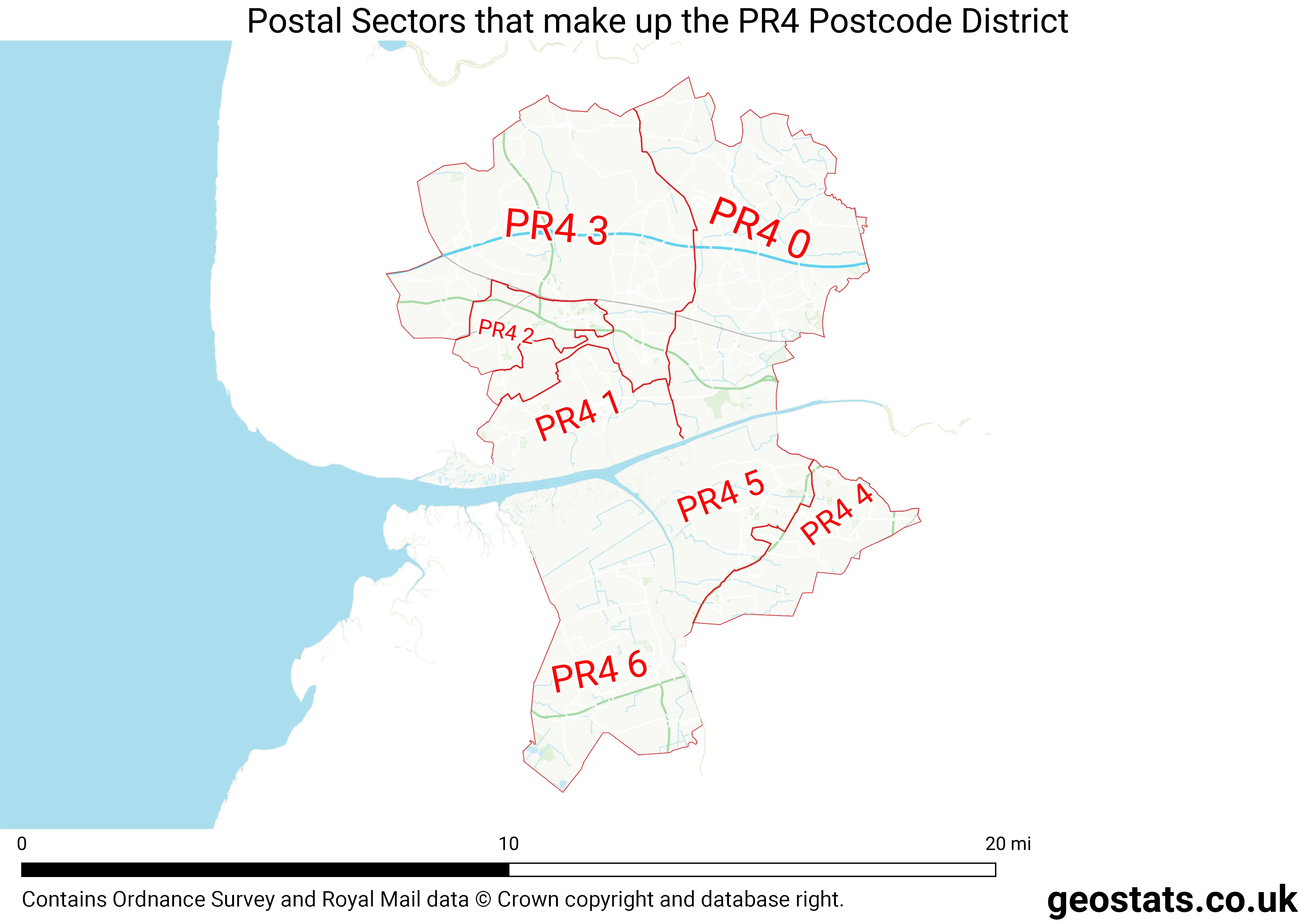 Map of the PR4  District