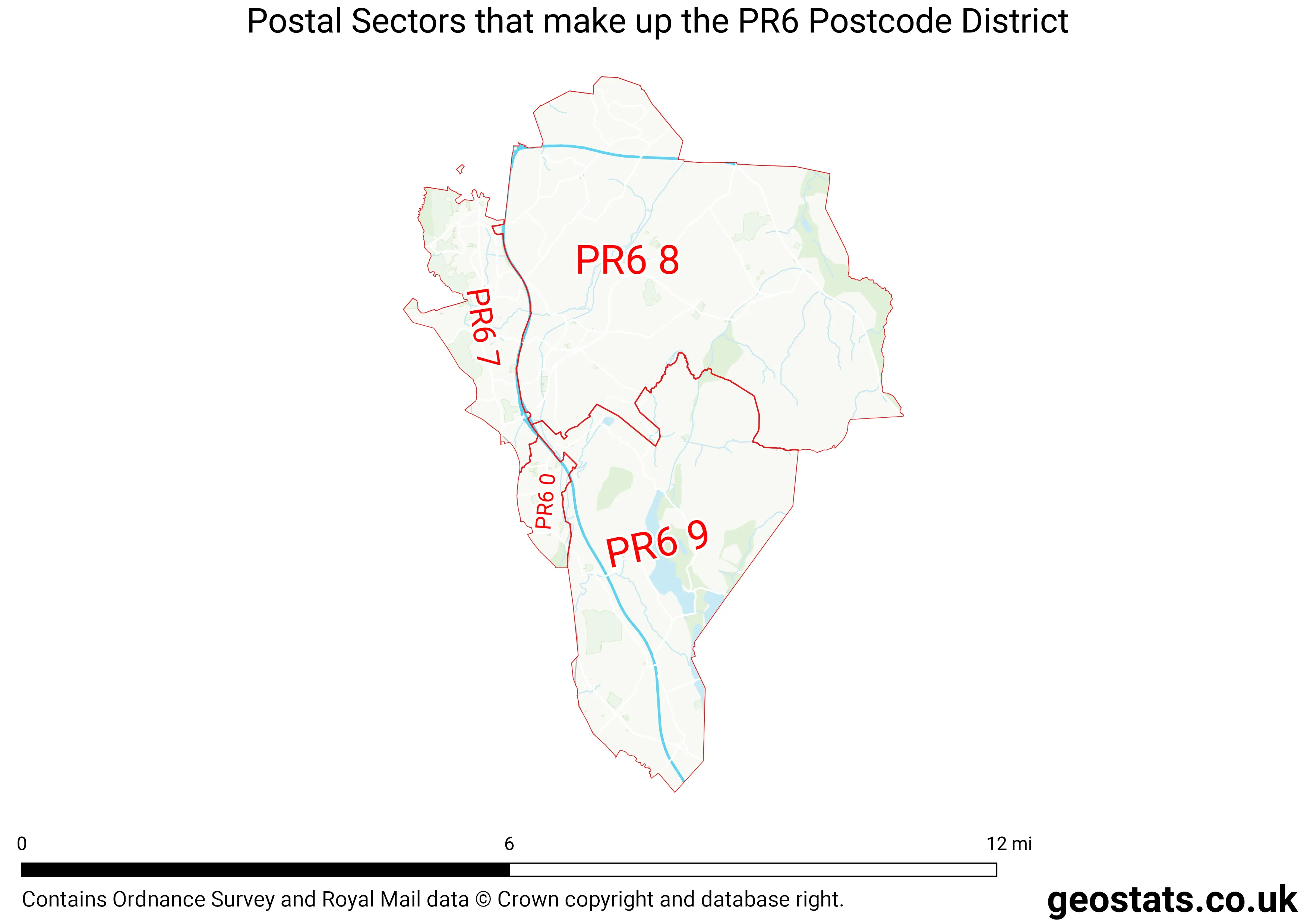 Map of the PR6  District