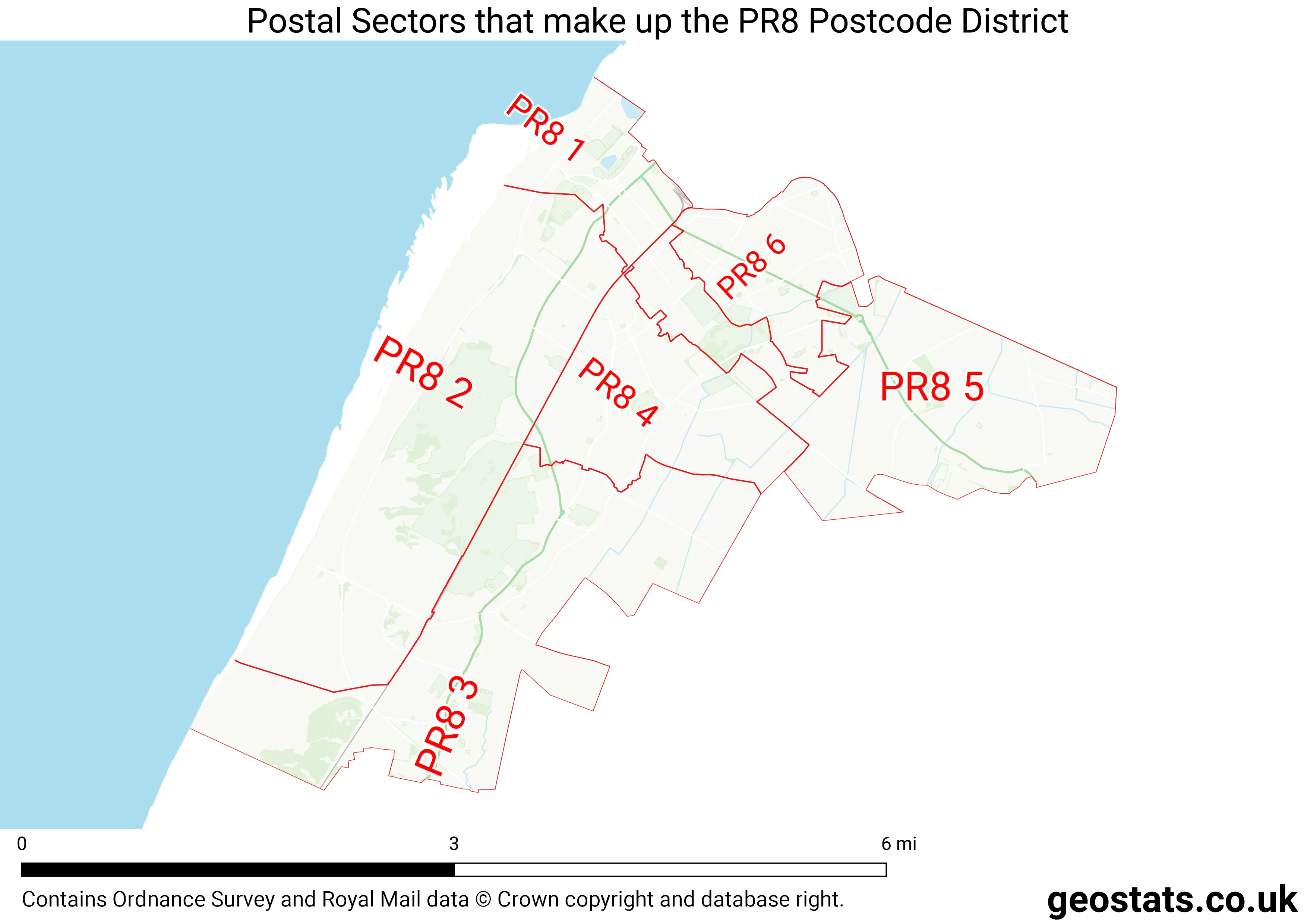 Map of the PR8  District