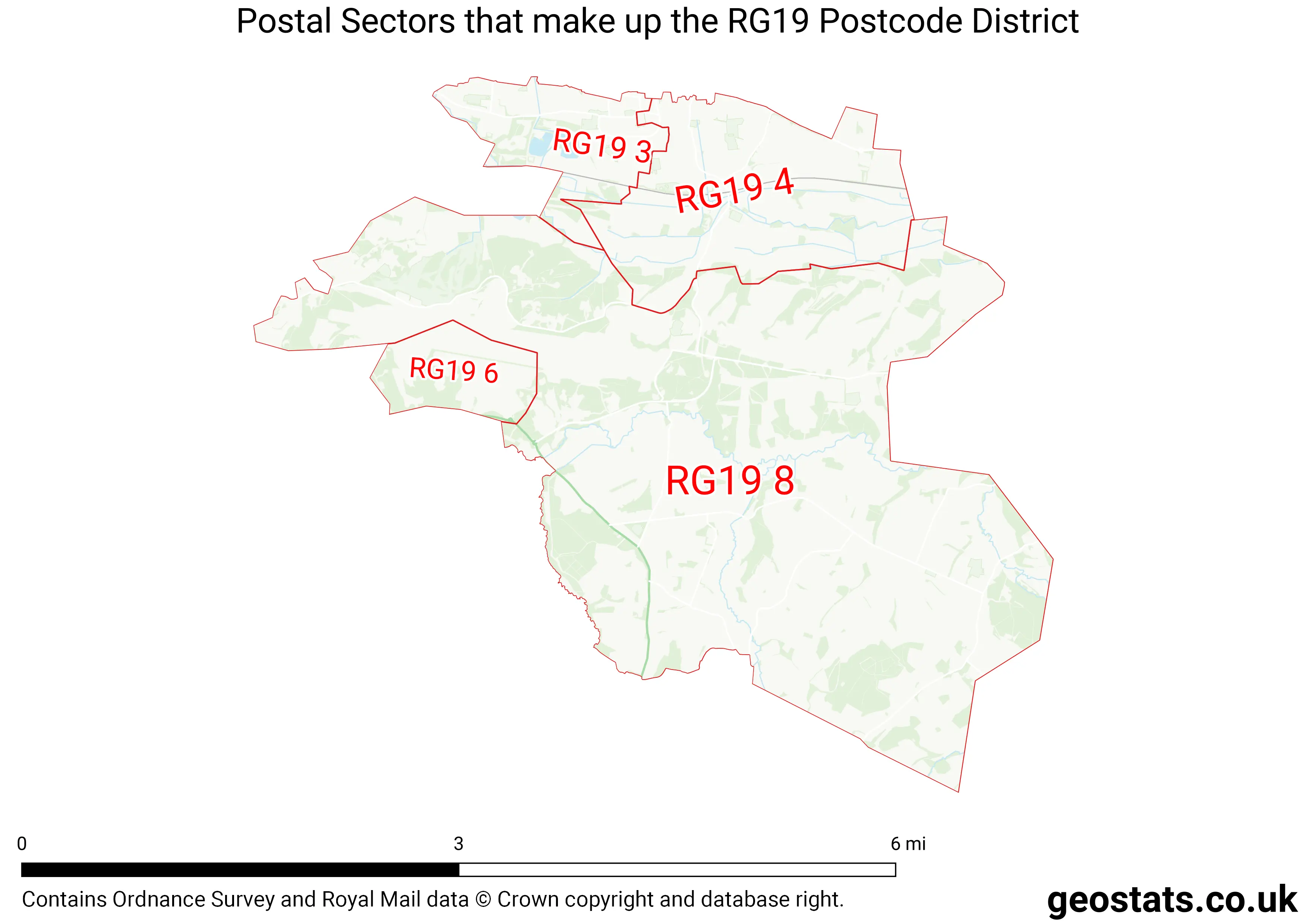 Map of the RG19  District