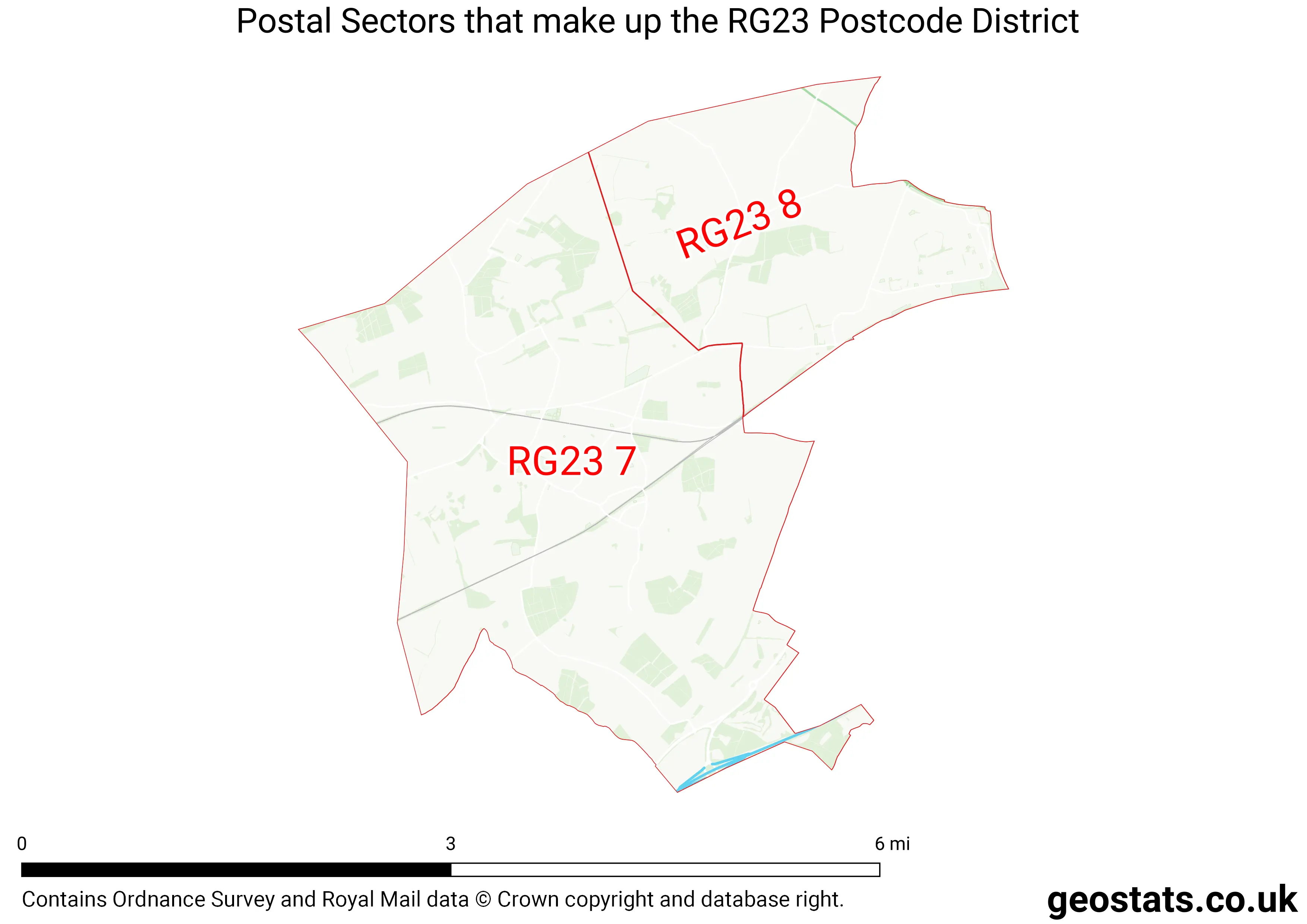 Map of the RG23  District