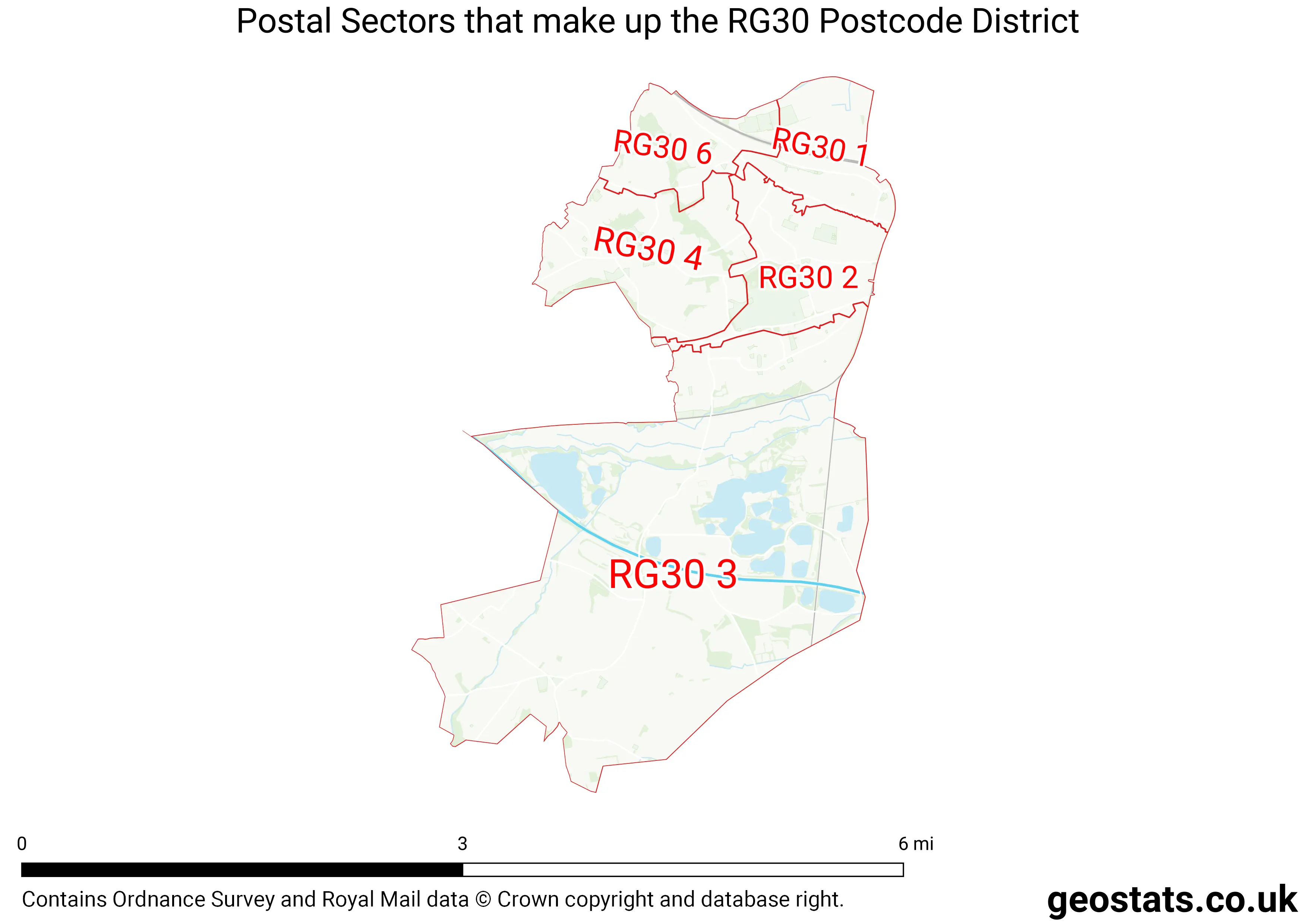 Map of the RG30  District