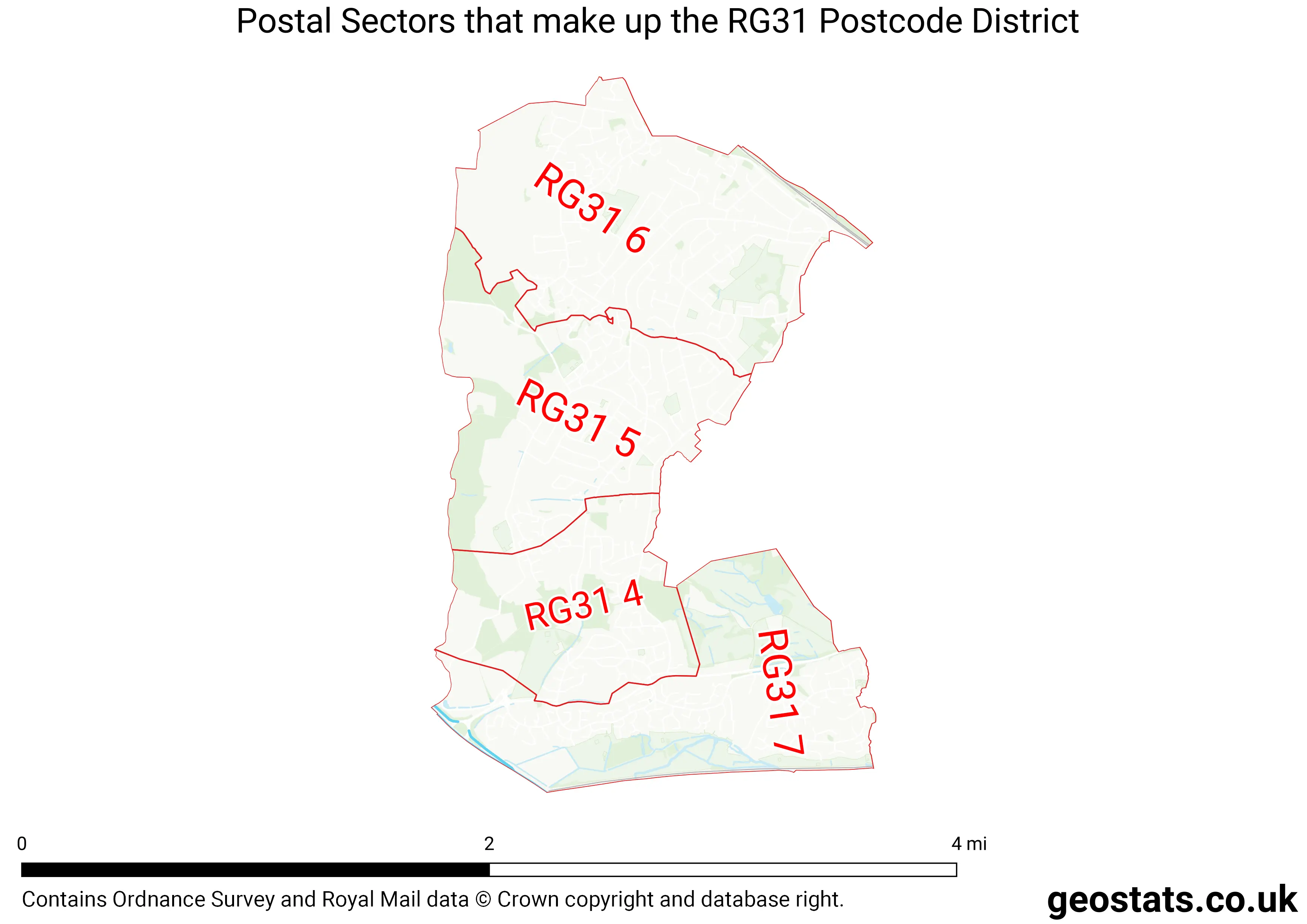 Map of the RG31  District