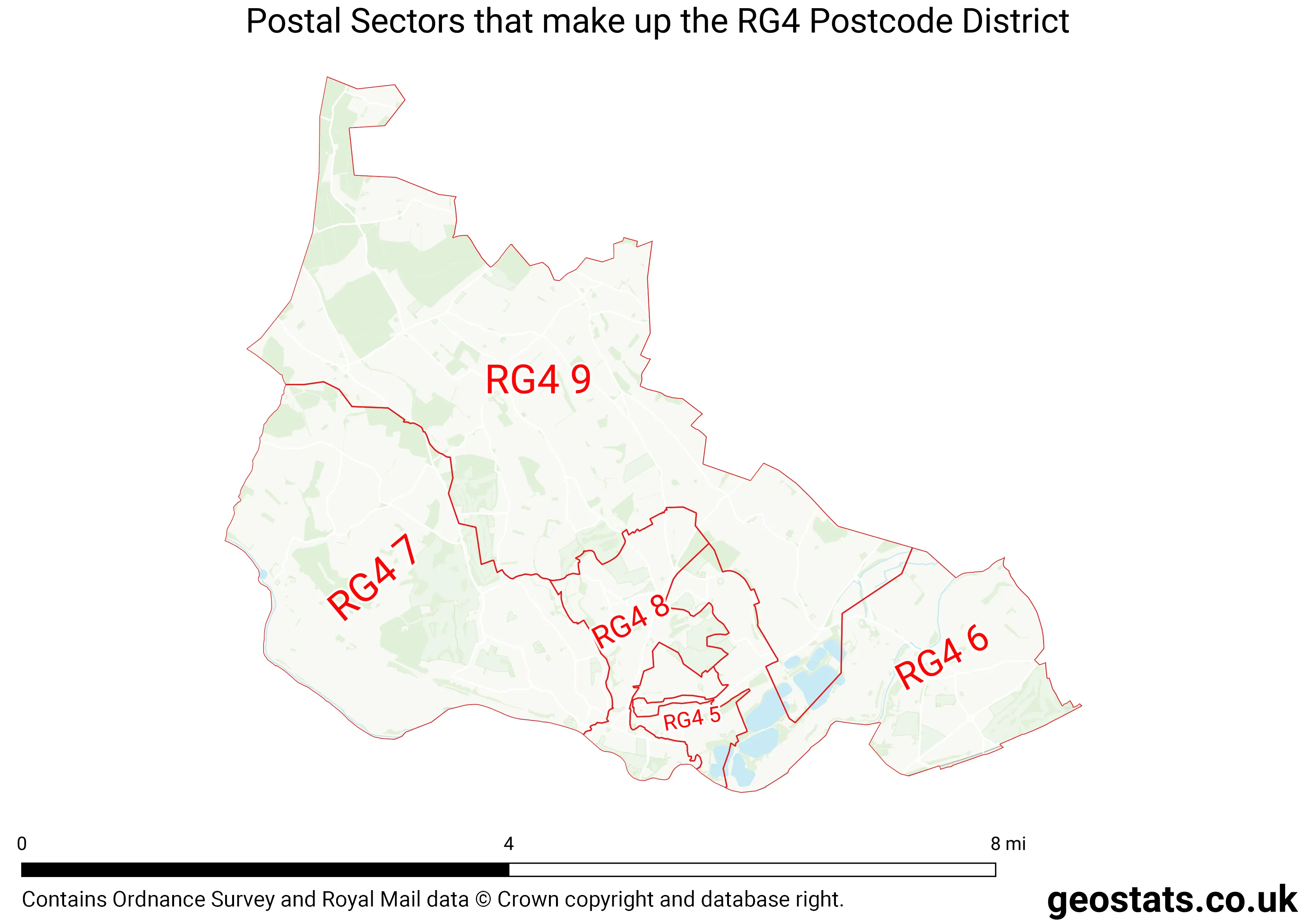 Map of the RG4  District