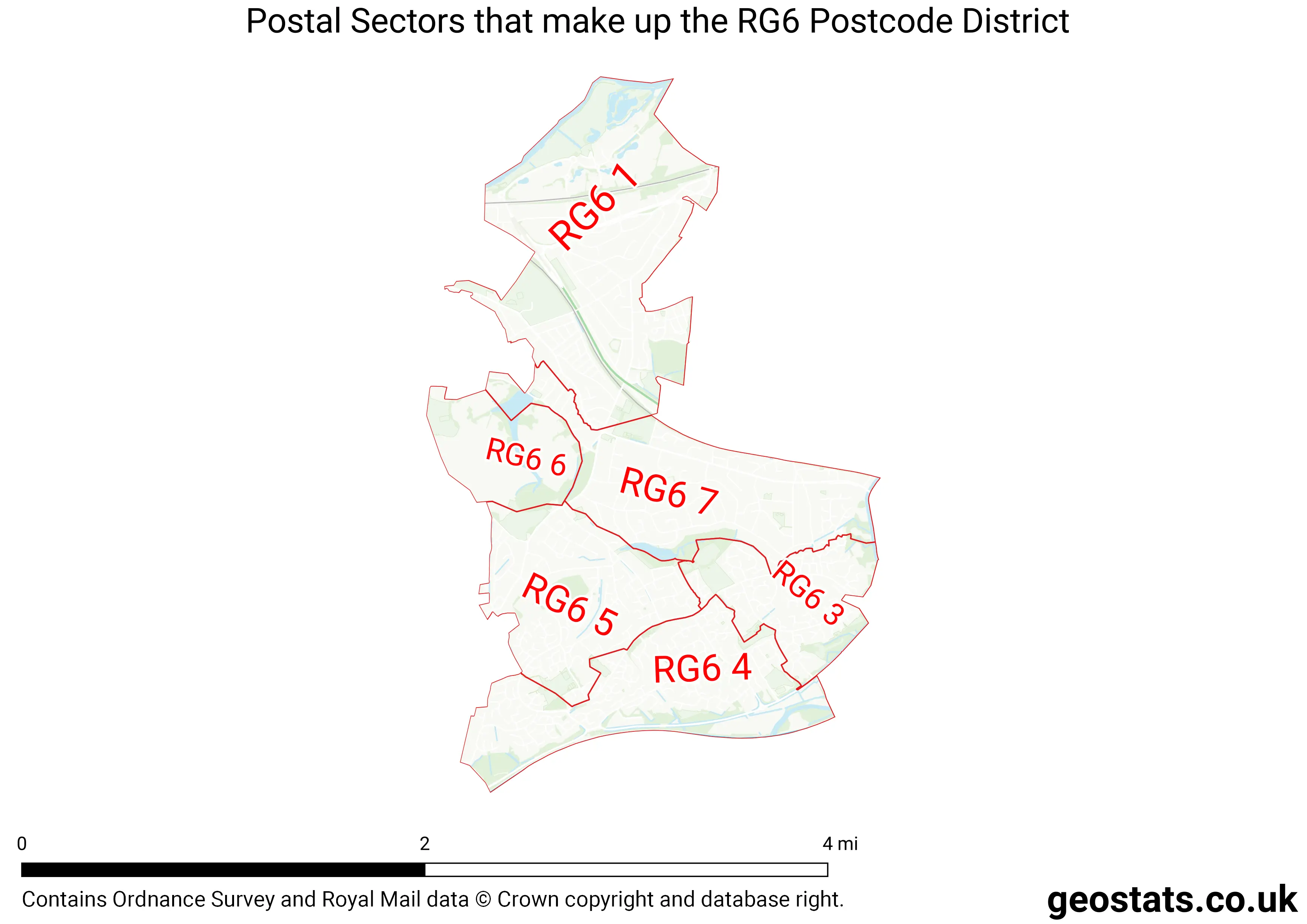 Map of the RG6  District