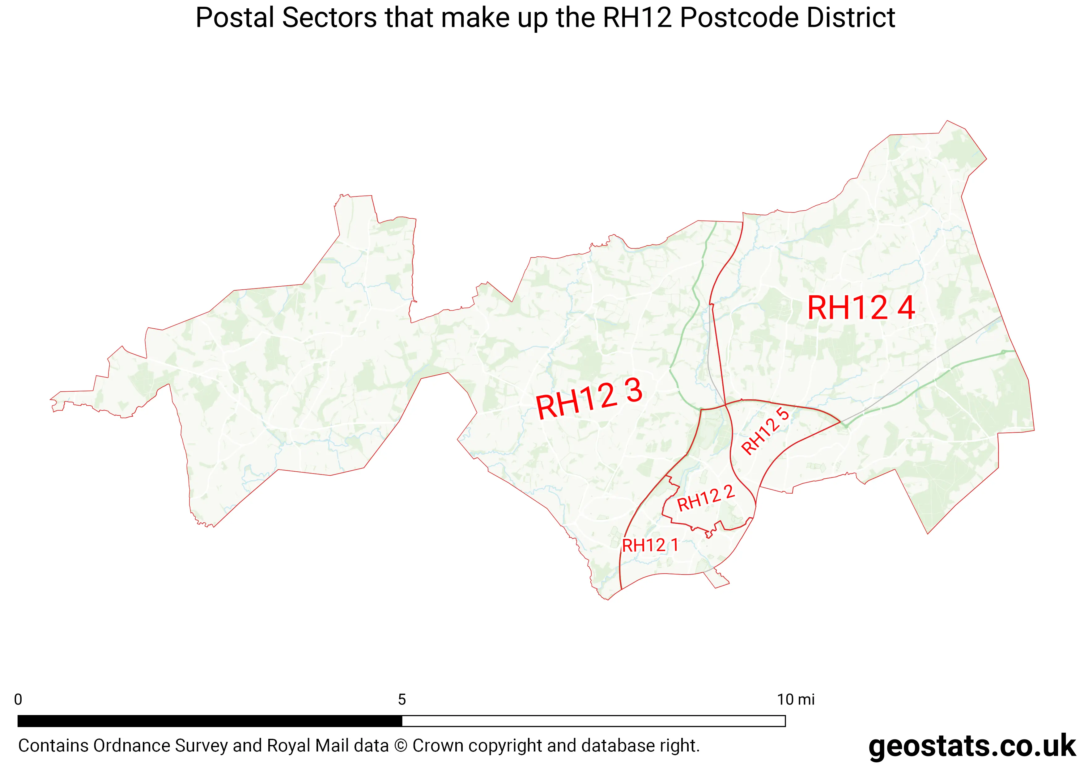 Map of the RH12  District