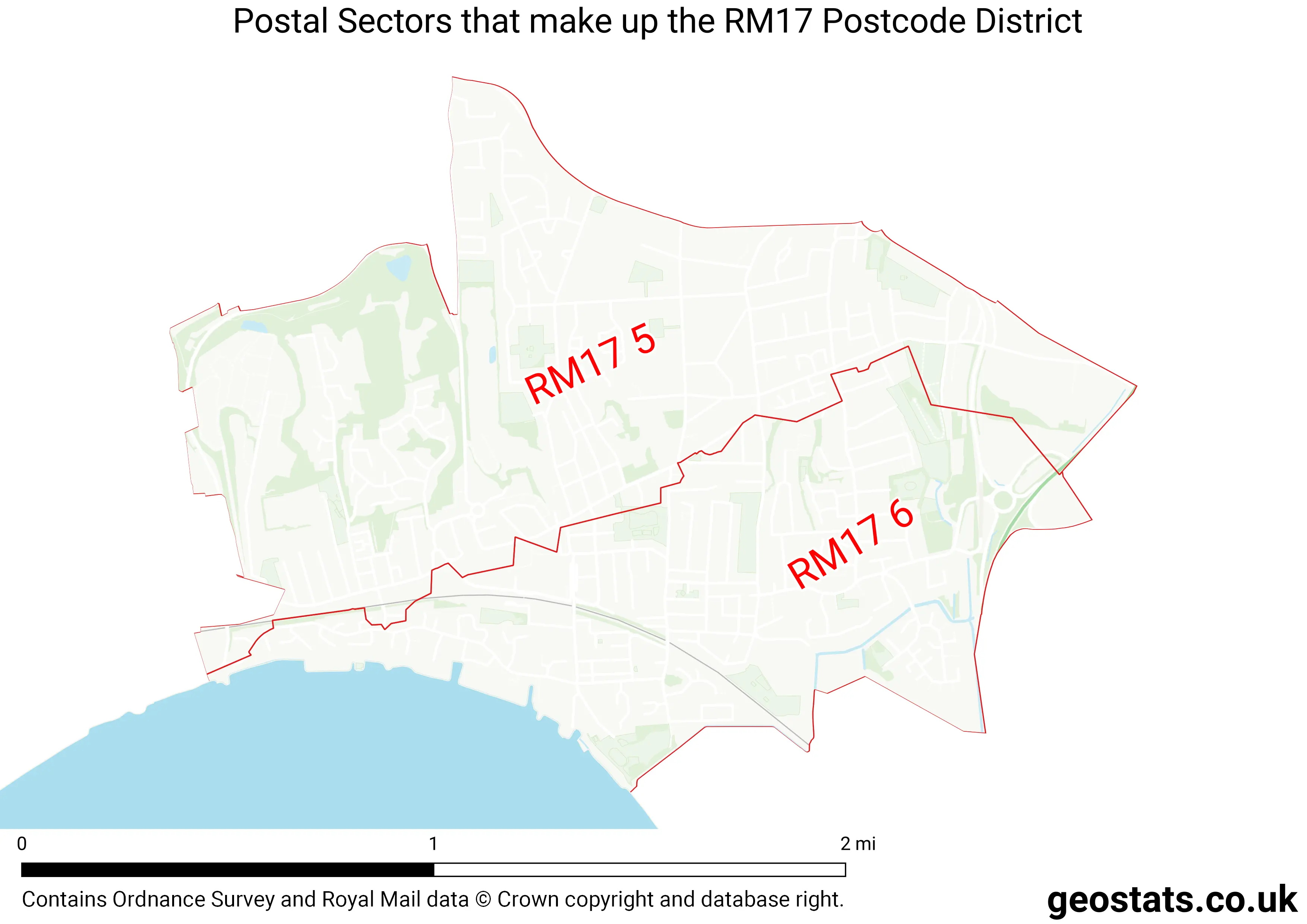 Map of the RM17  District