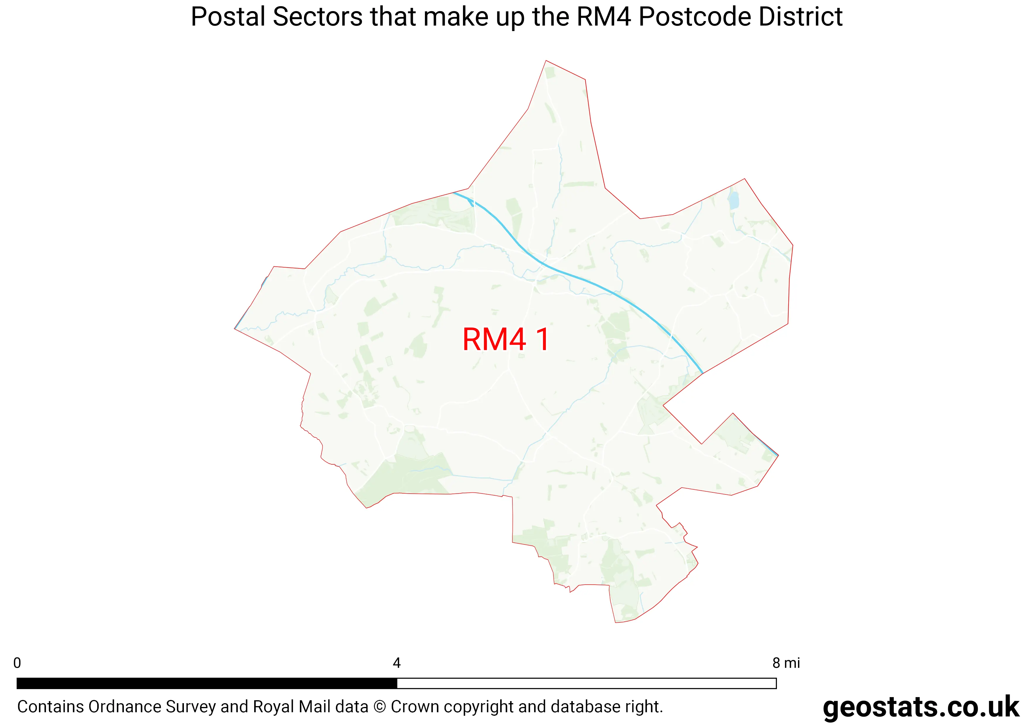 Map of the RM4  District