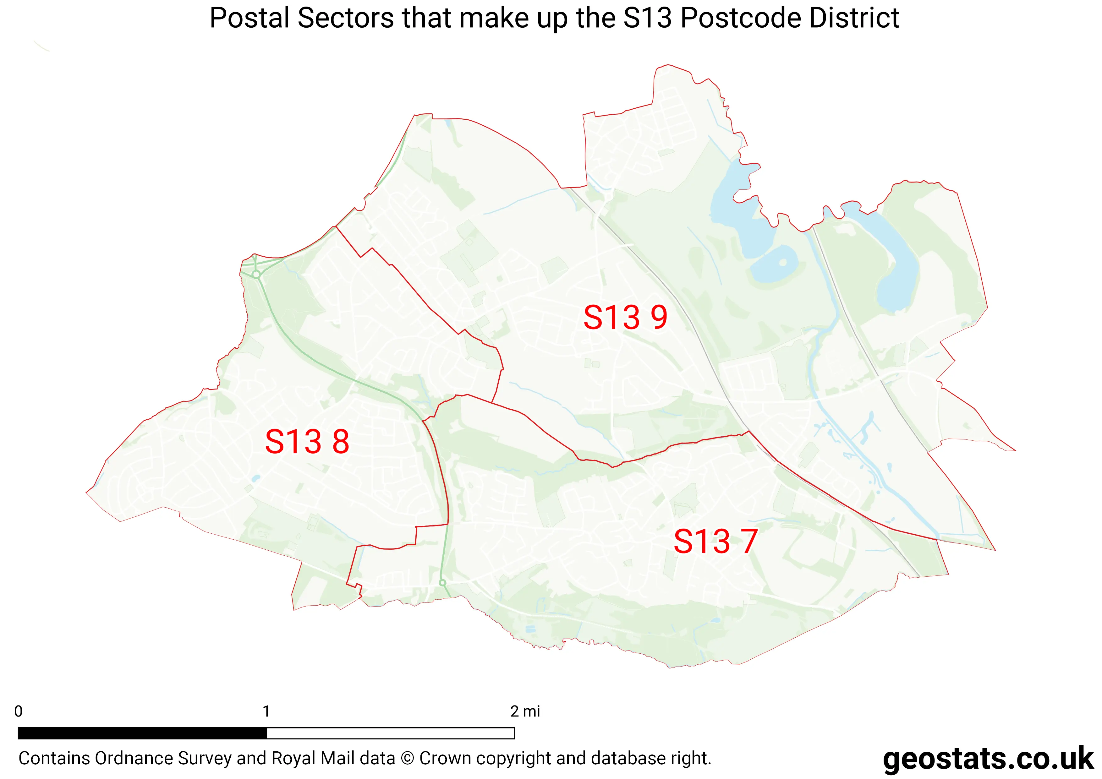 Map of the S13  District
