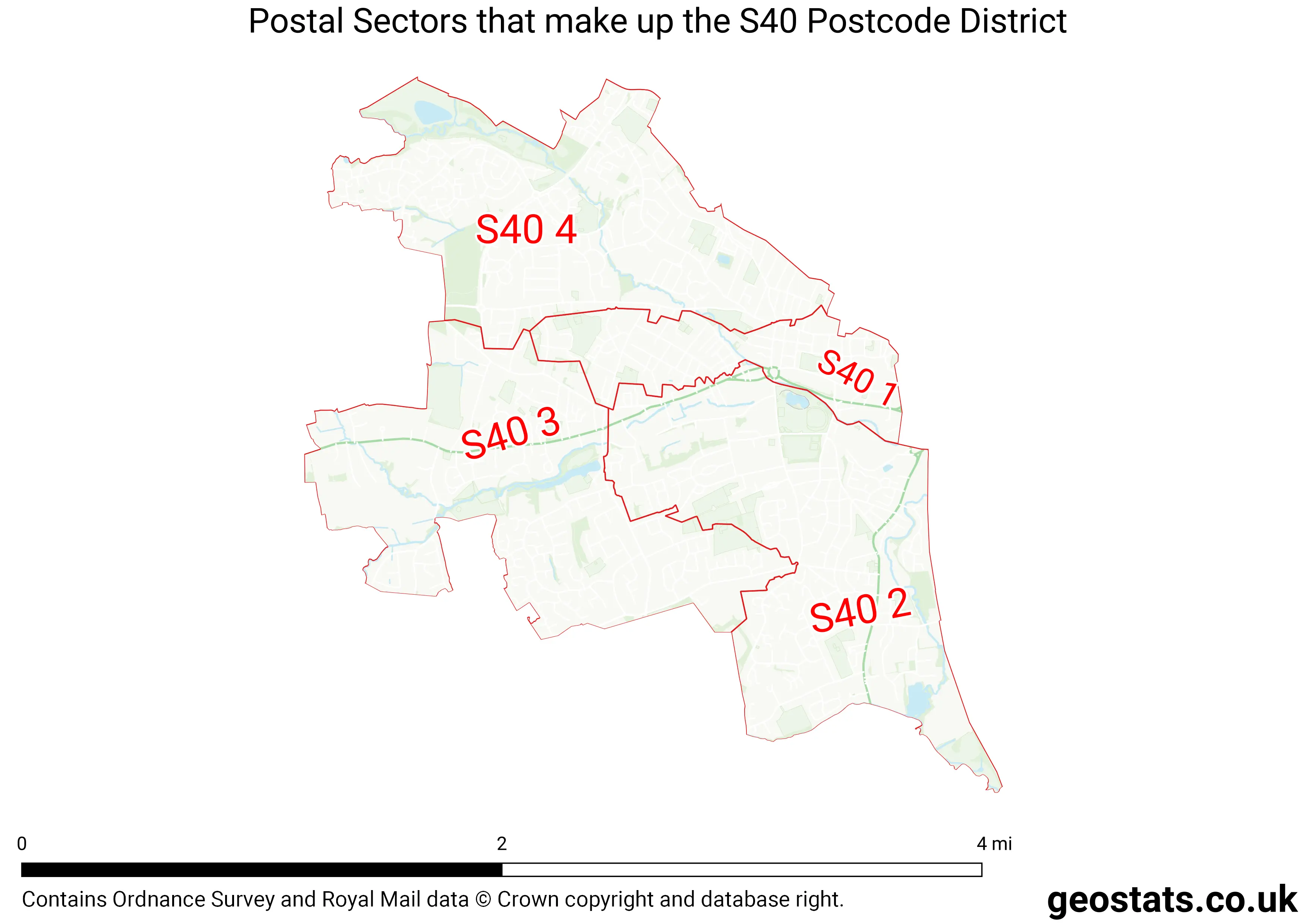Map of the S40  District