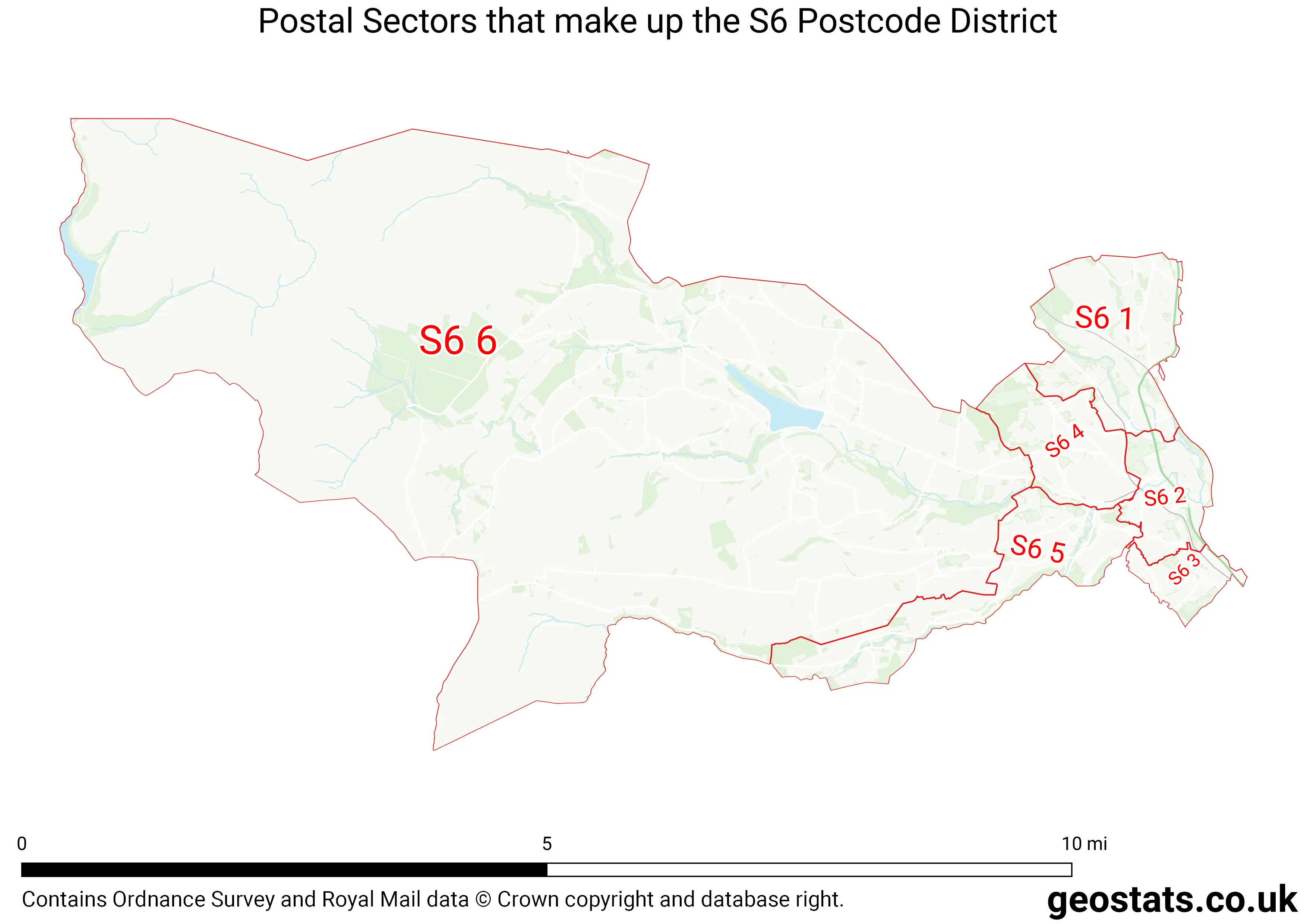 Map of the S6  District