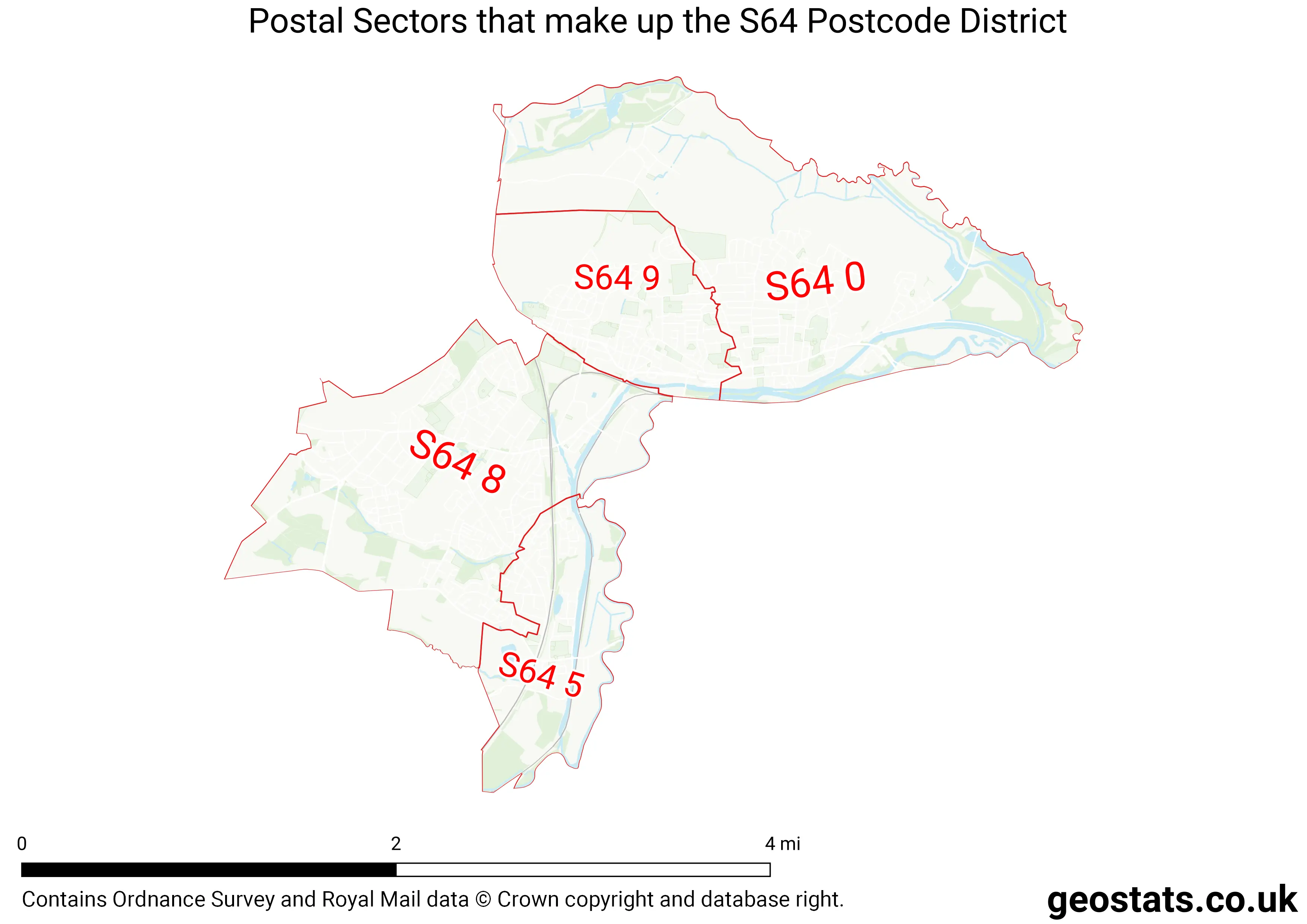 Map of the S64  District
