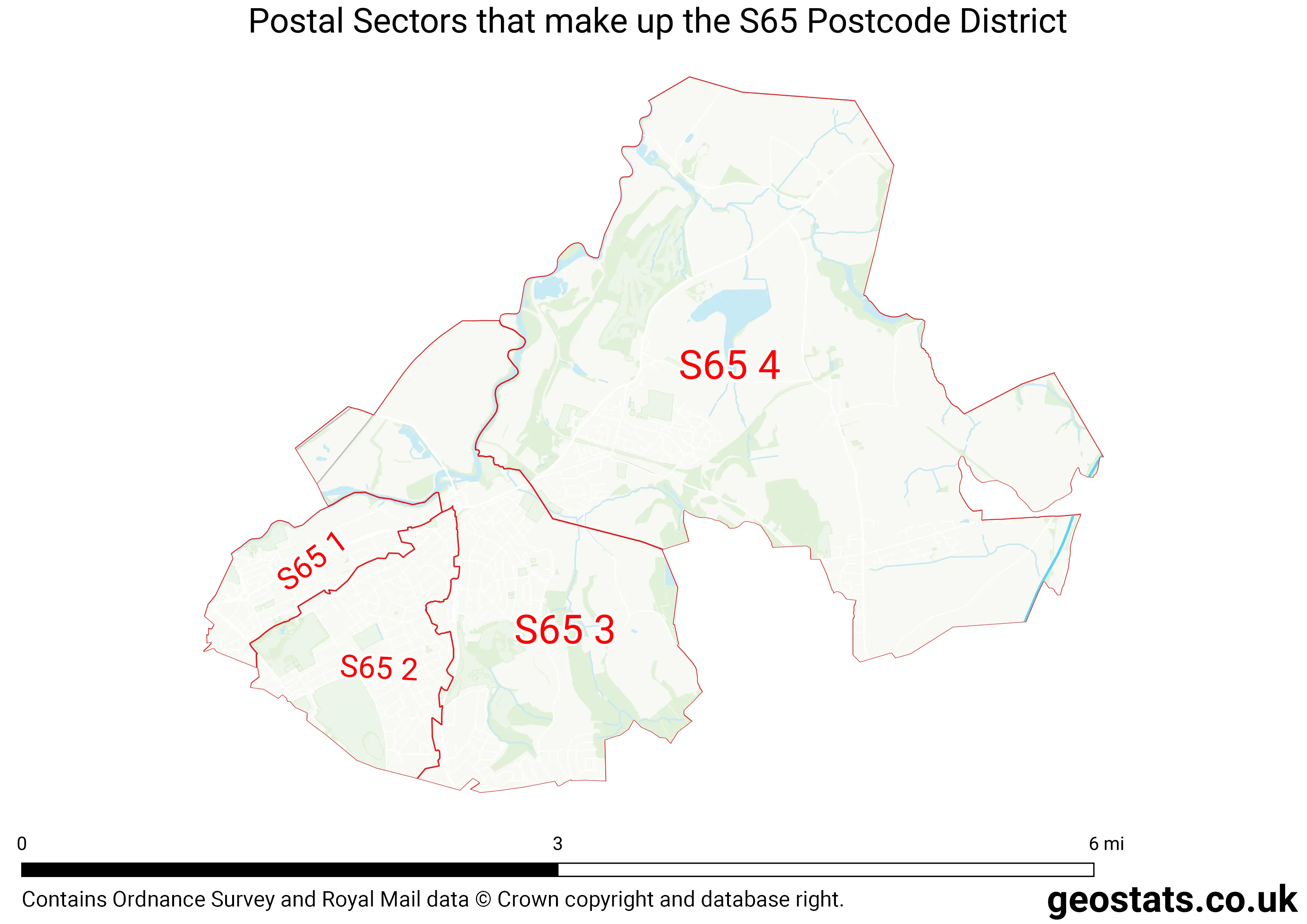 Map of the S65  District