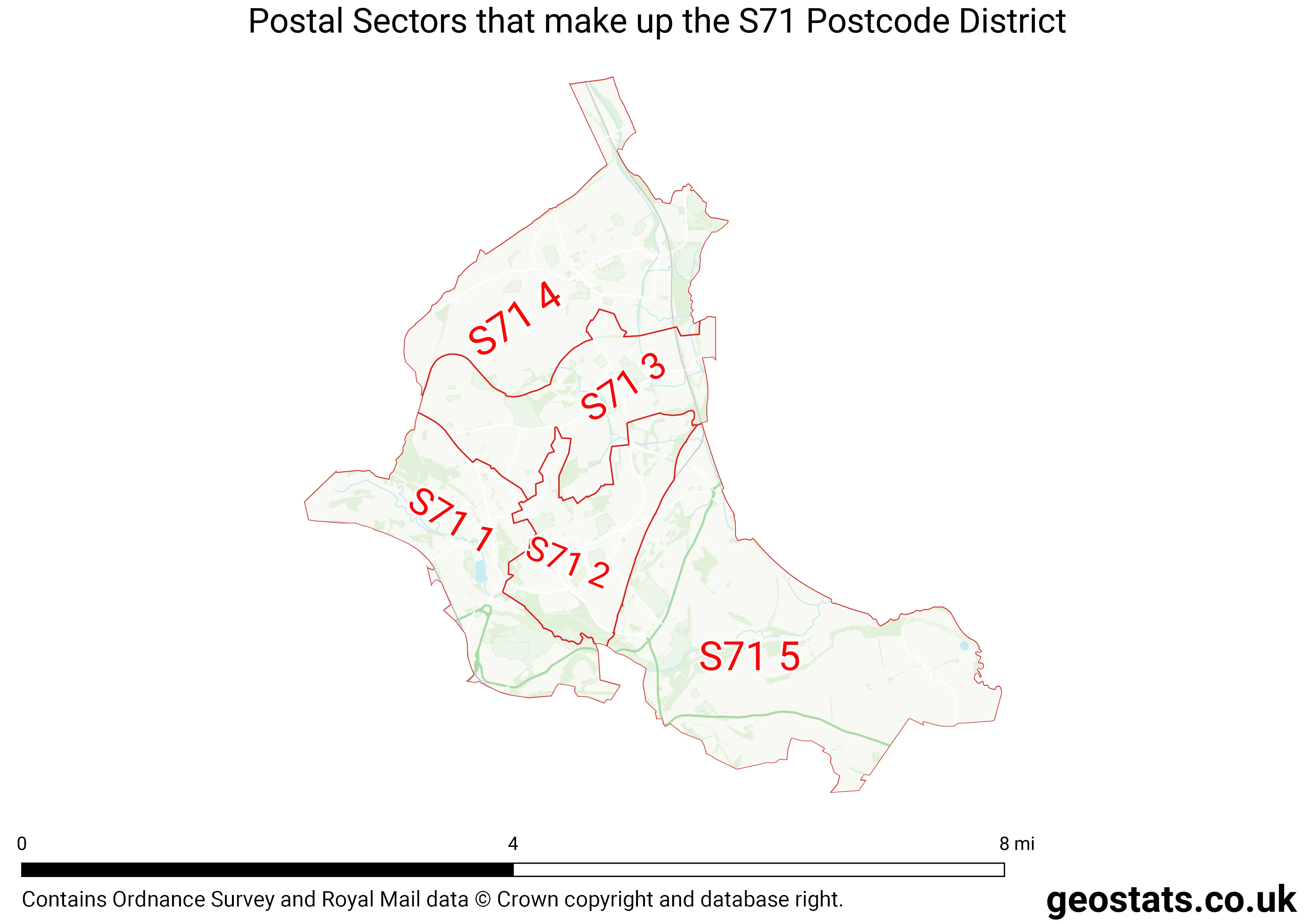 Map of the S71  District