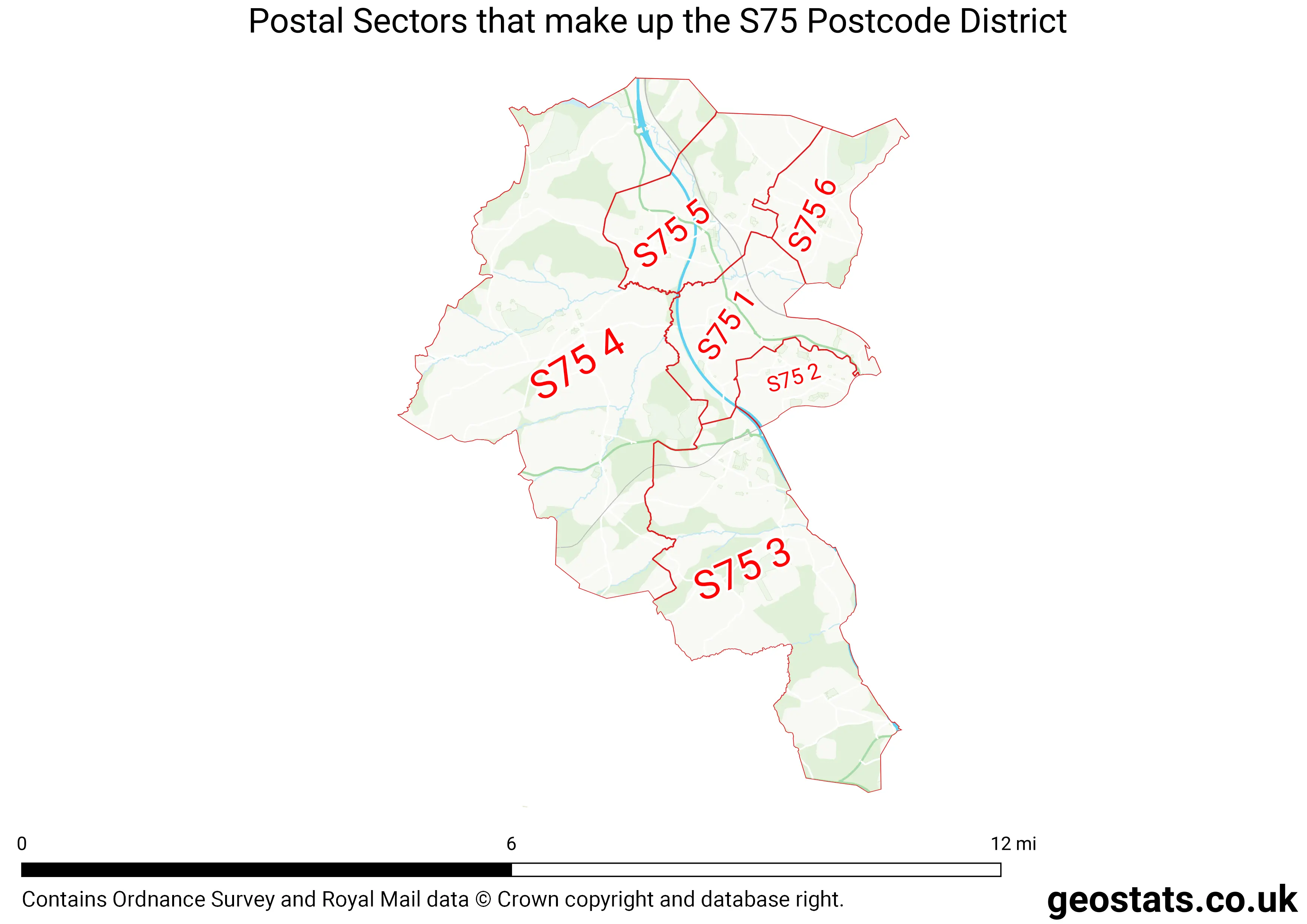 Map of the S75  District