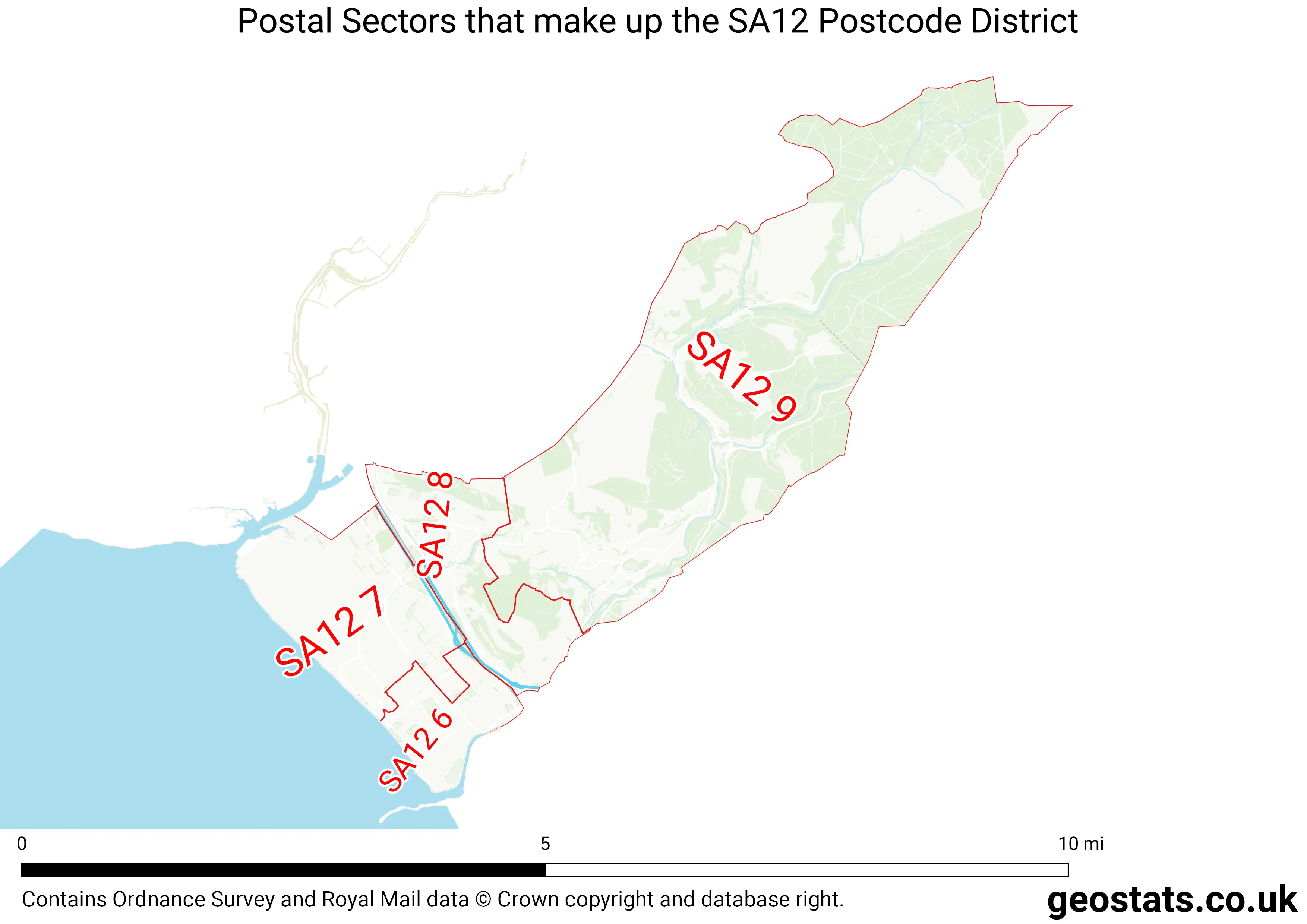 Map of the SA12  District