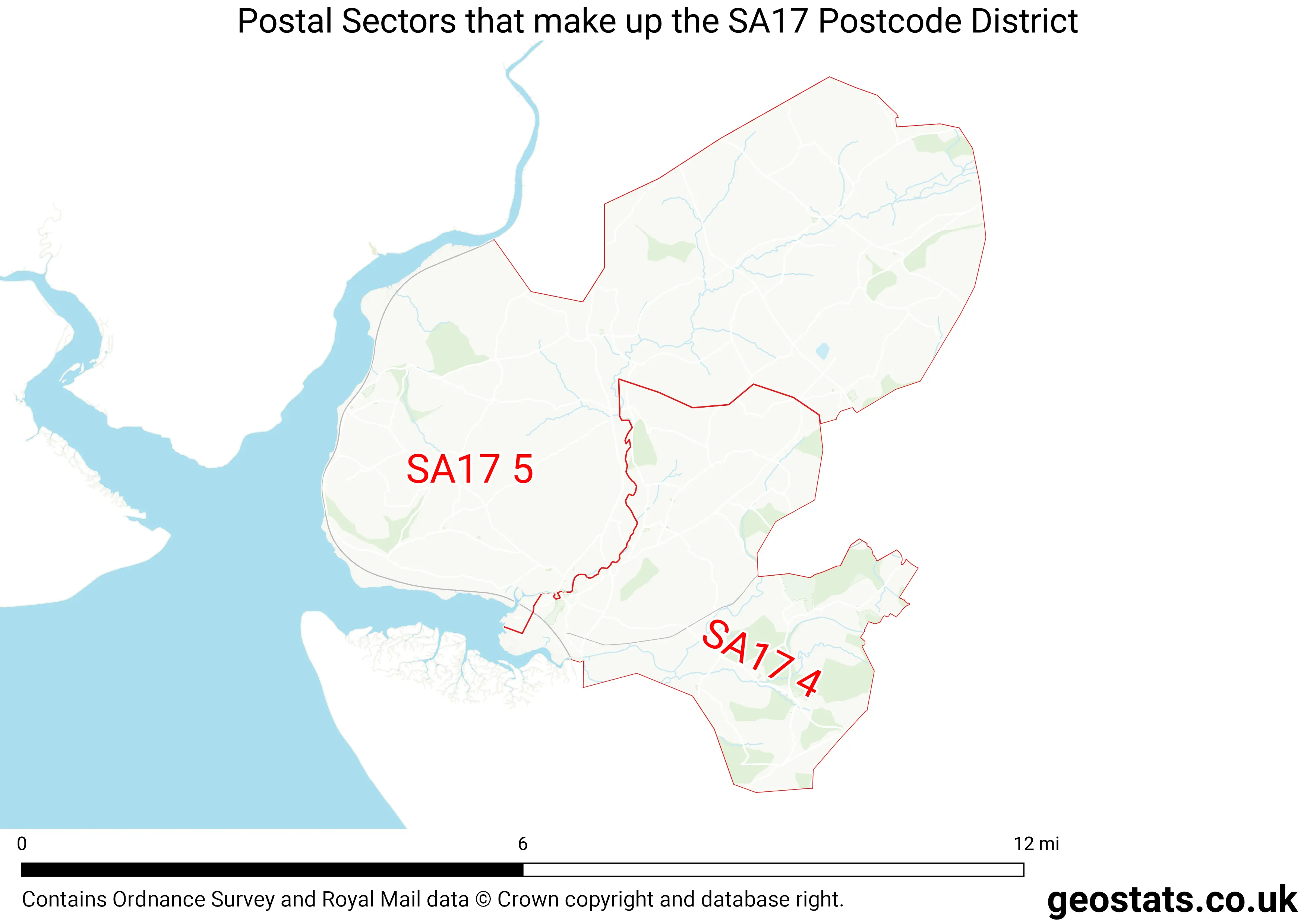 Map of the SA17  District
