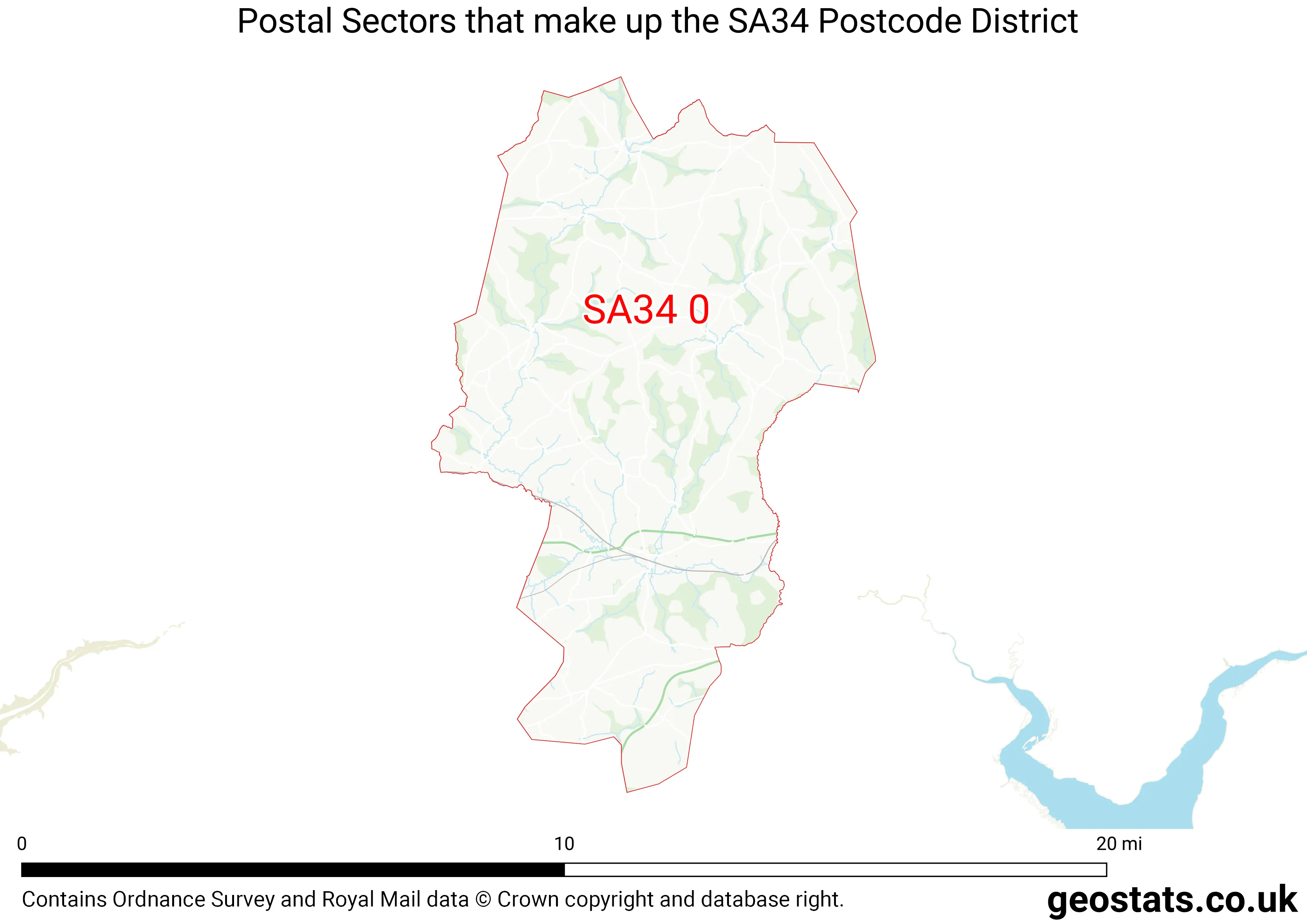 Map of the SA34  District