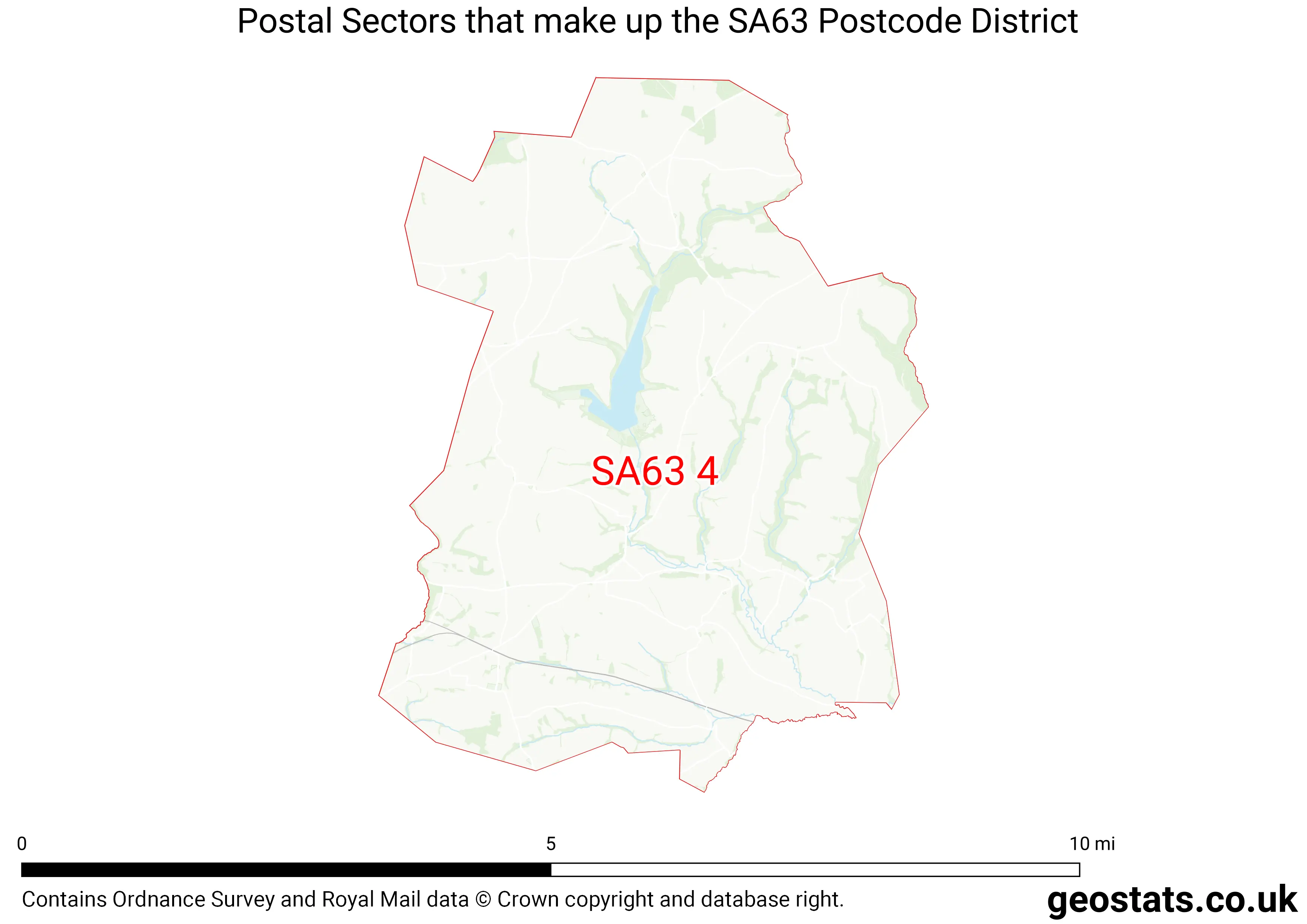 Map of the SA63  District