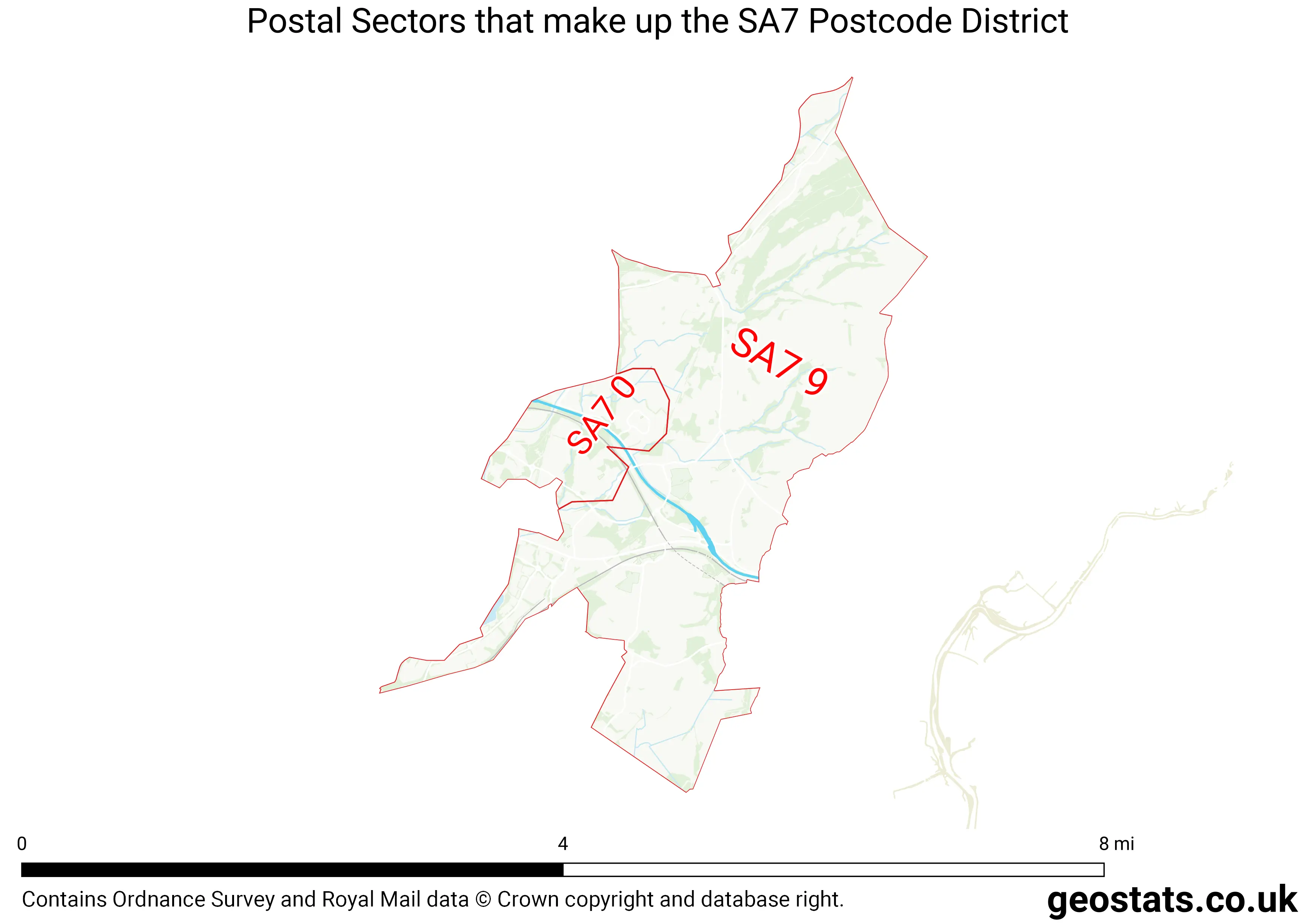 Map of the SA7  District