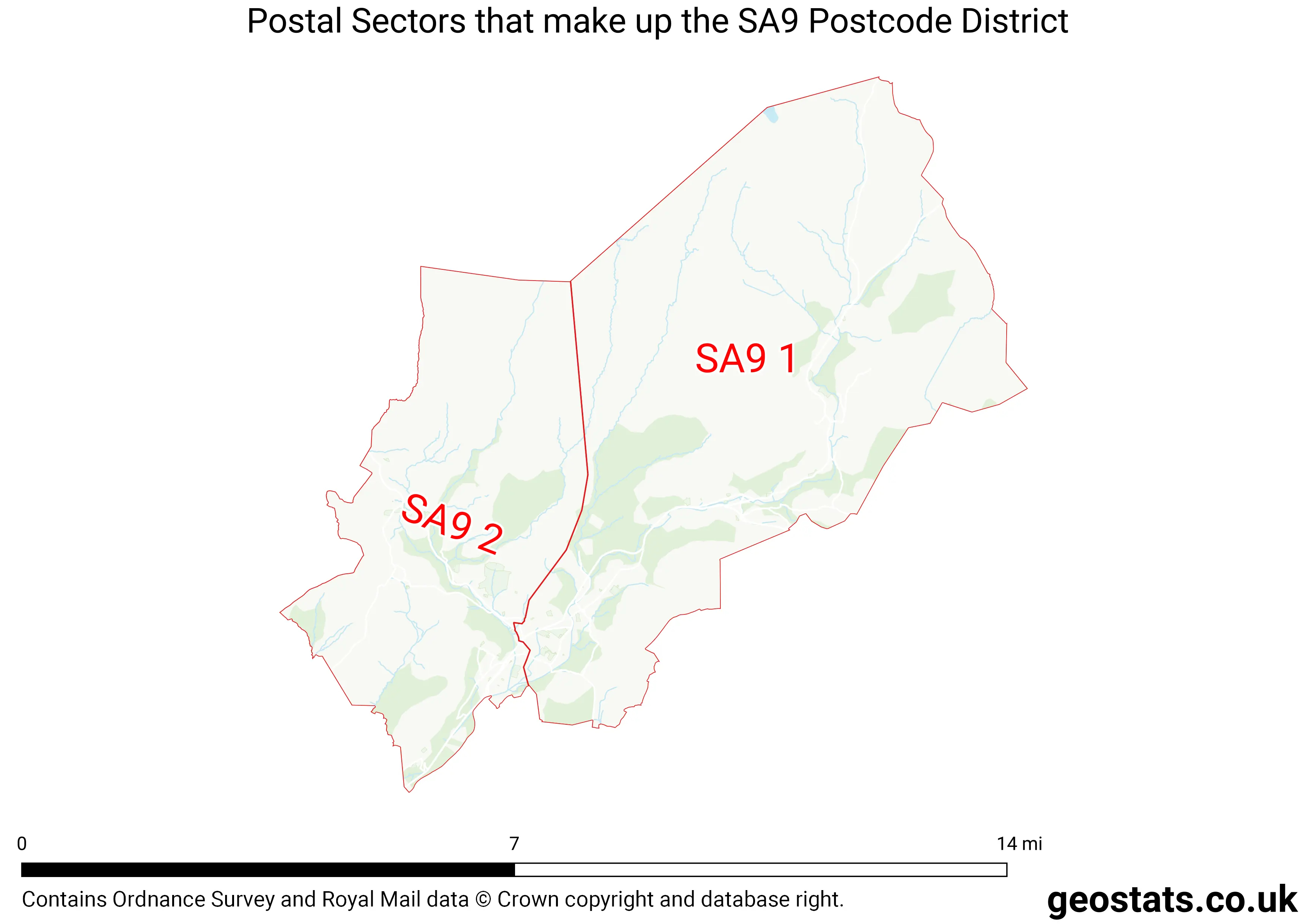 Map of the SA9  District