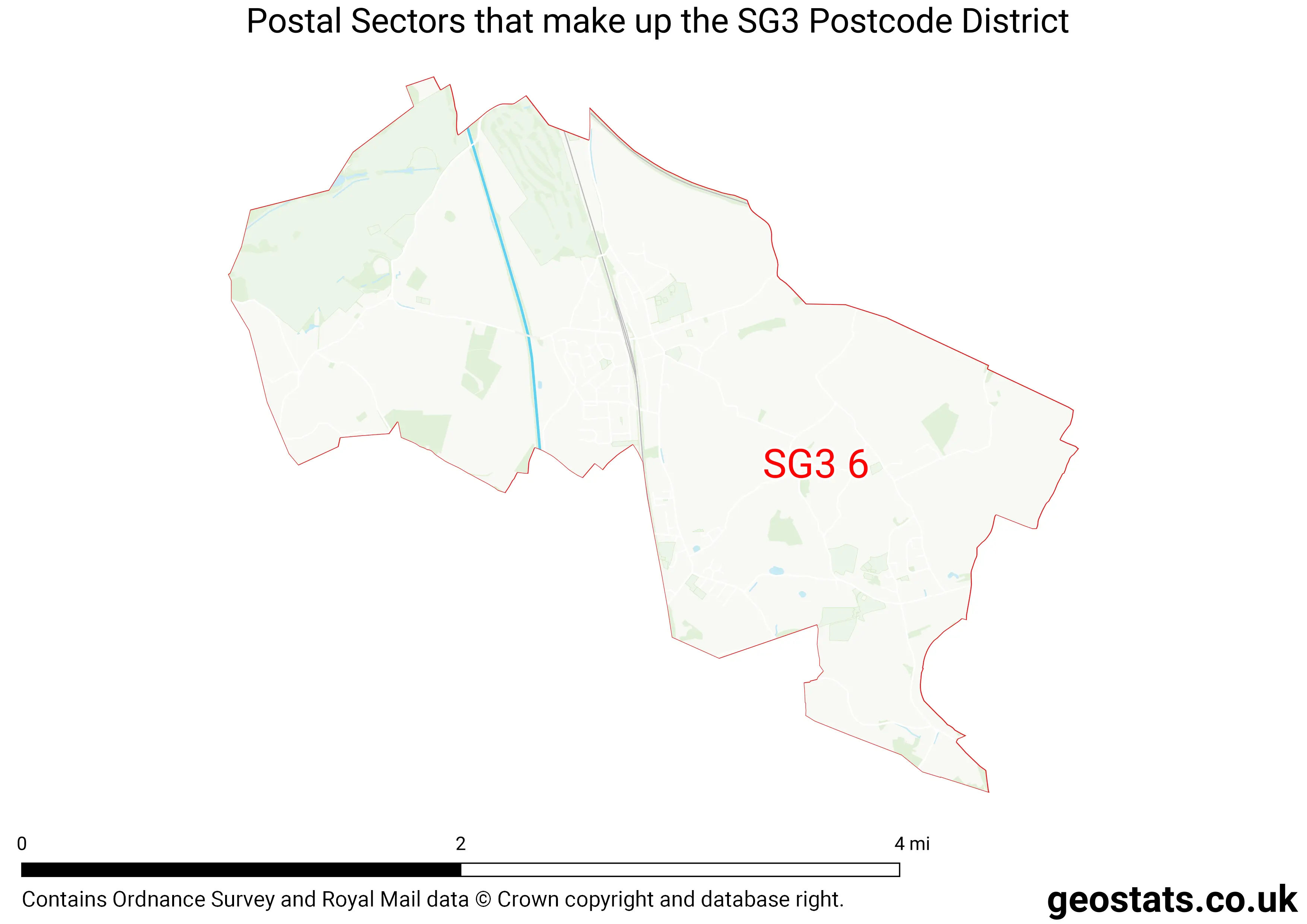 Map of the SG3  District