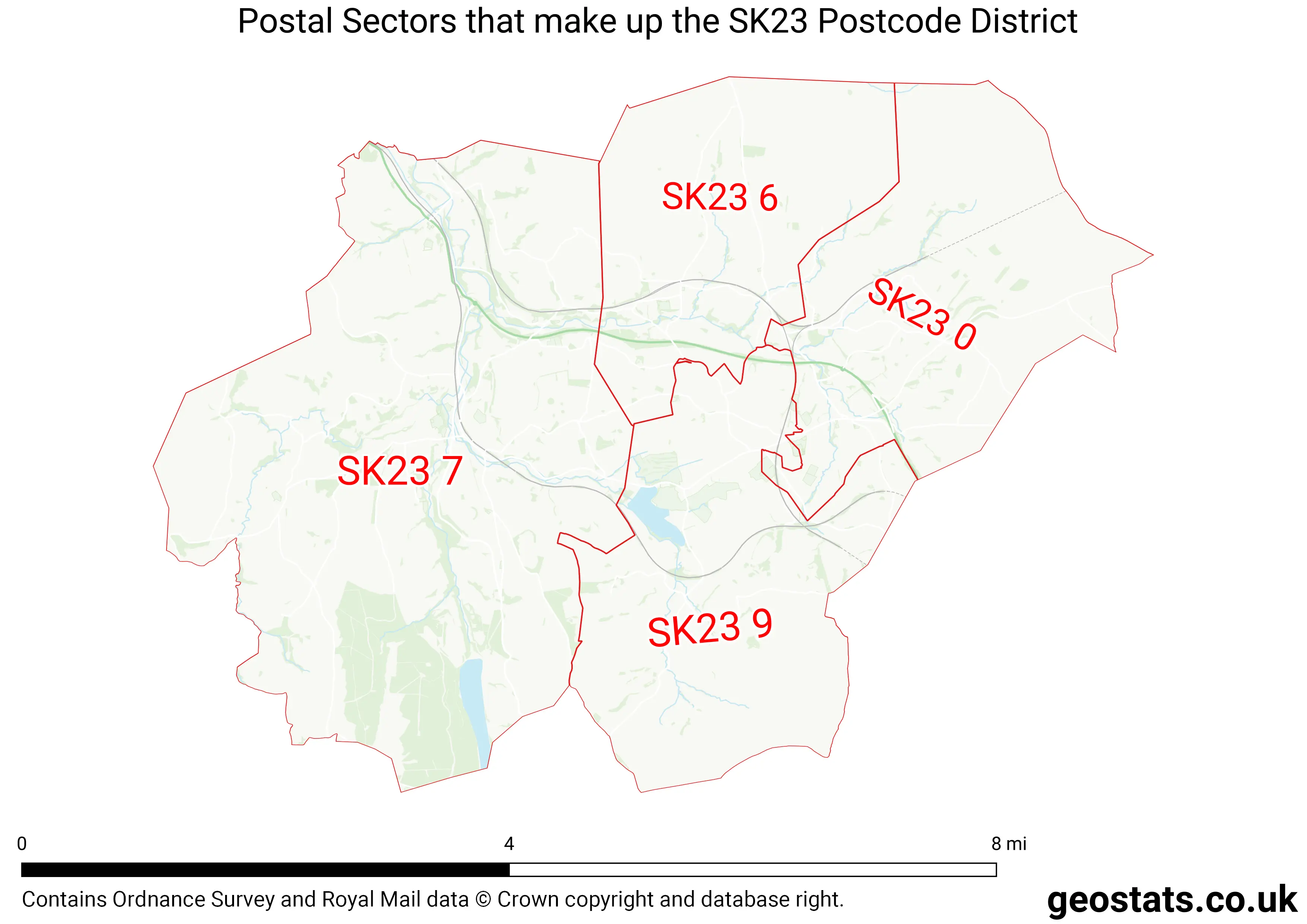 Map of the SK23  District