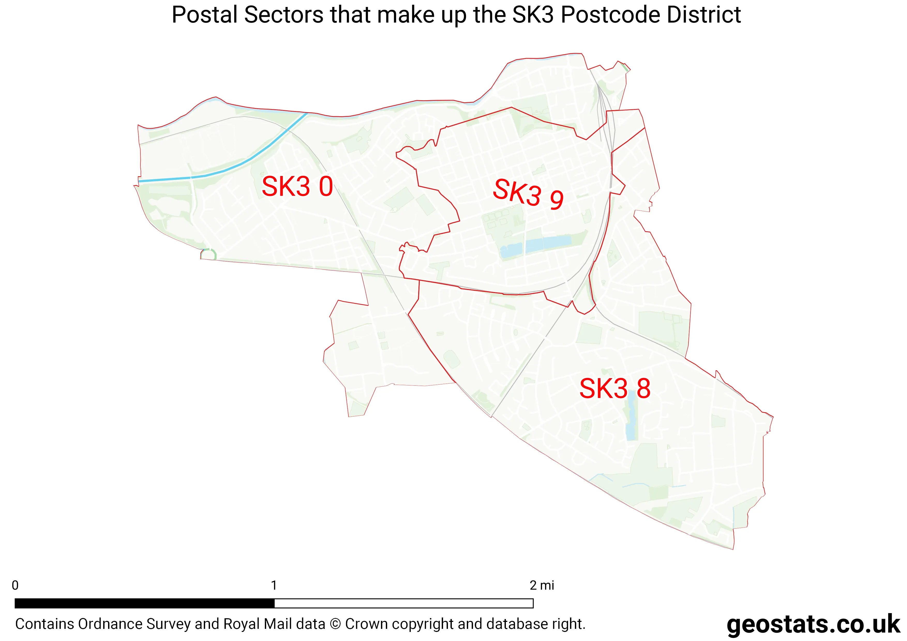 Map of the SK3  District