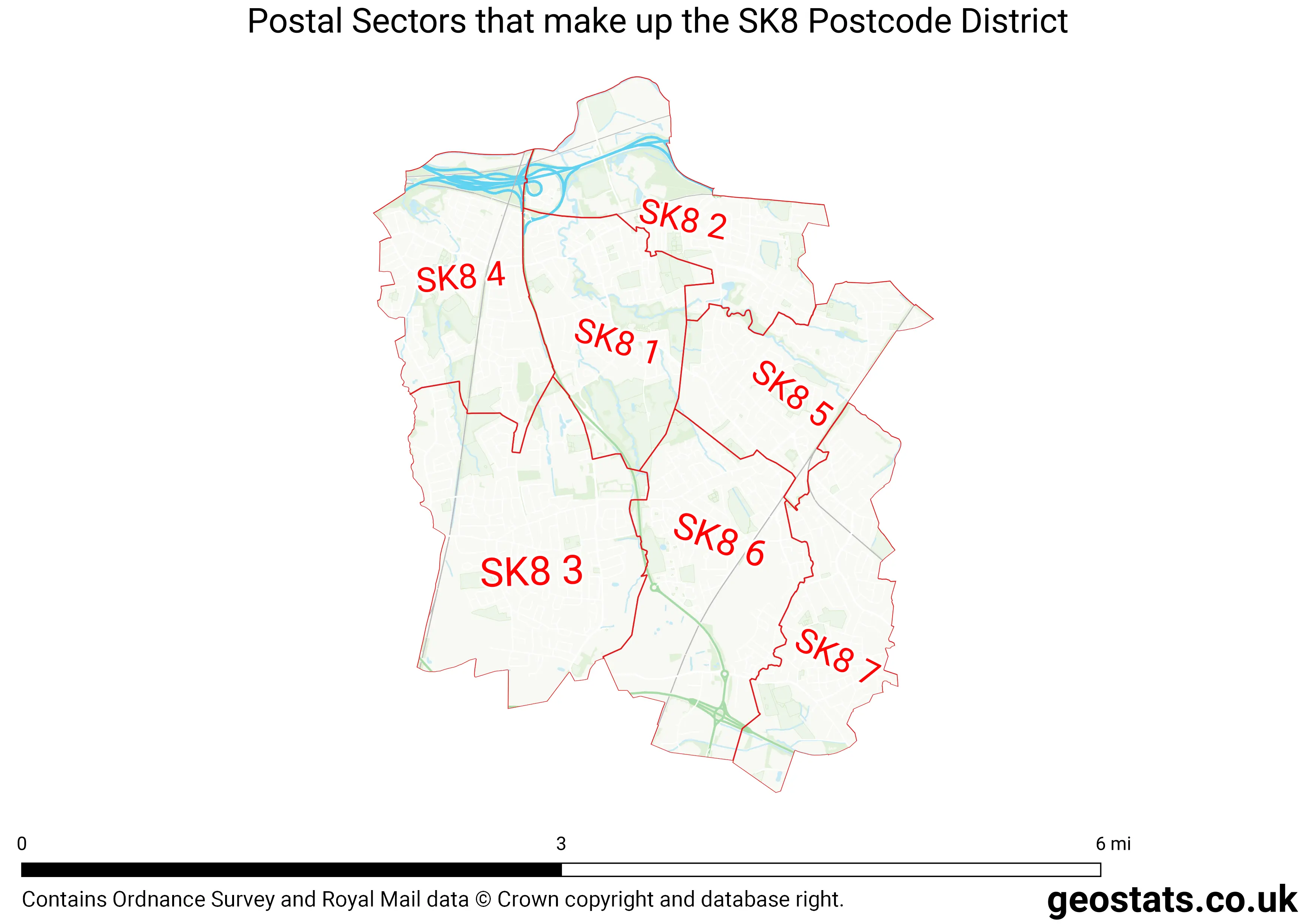 Map of the SK8  District