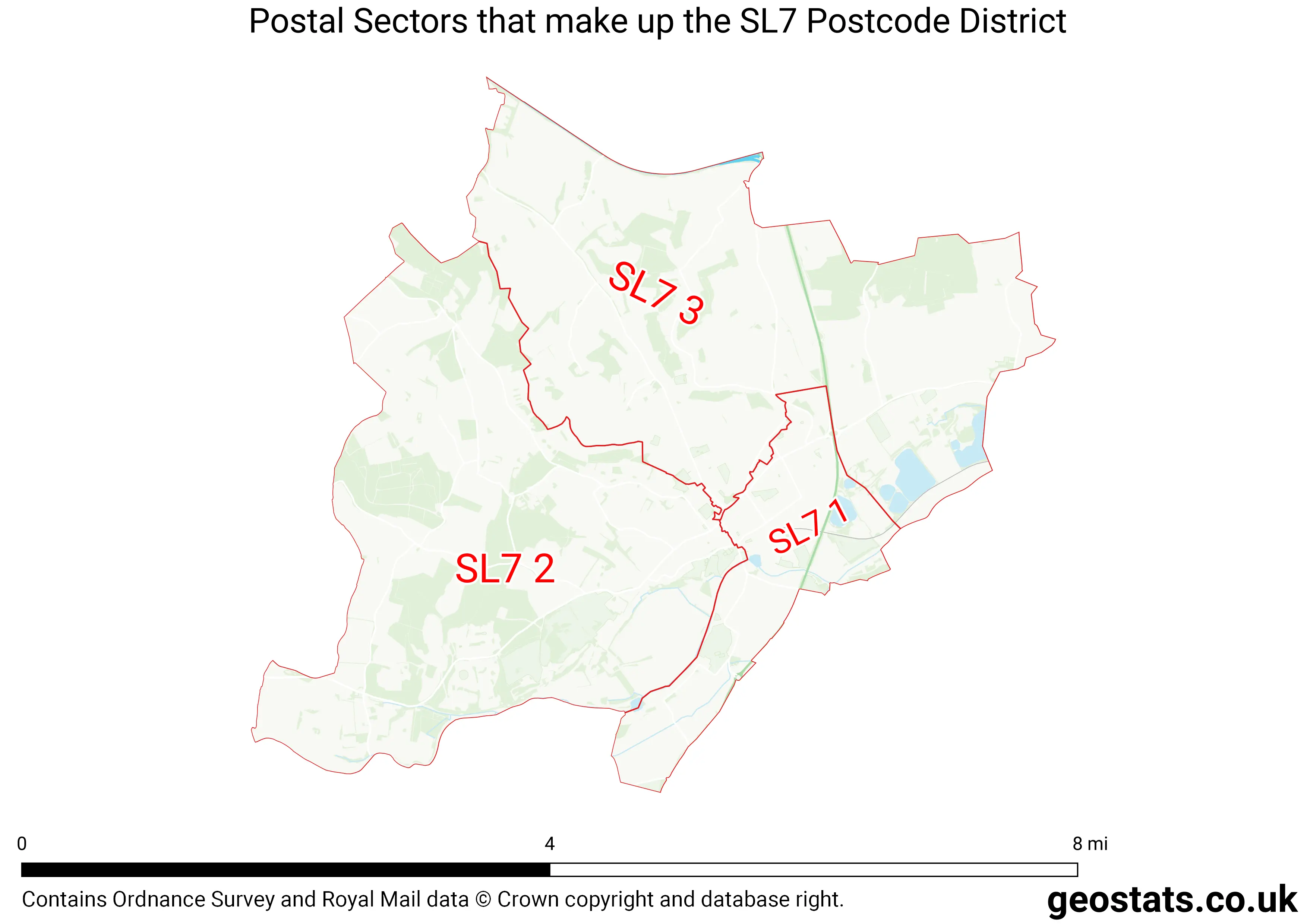 Map of the SL7  District