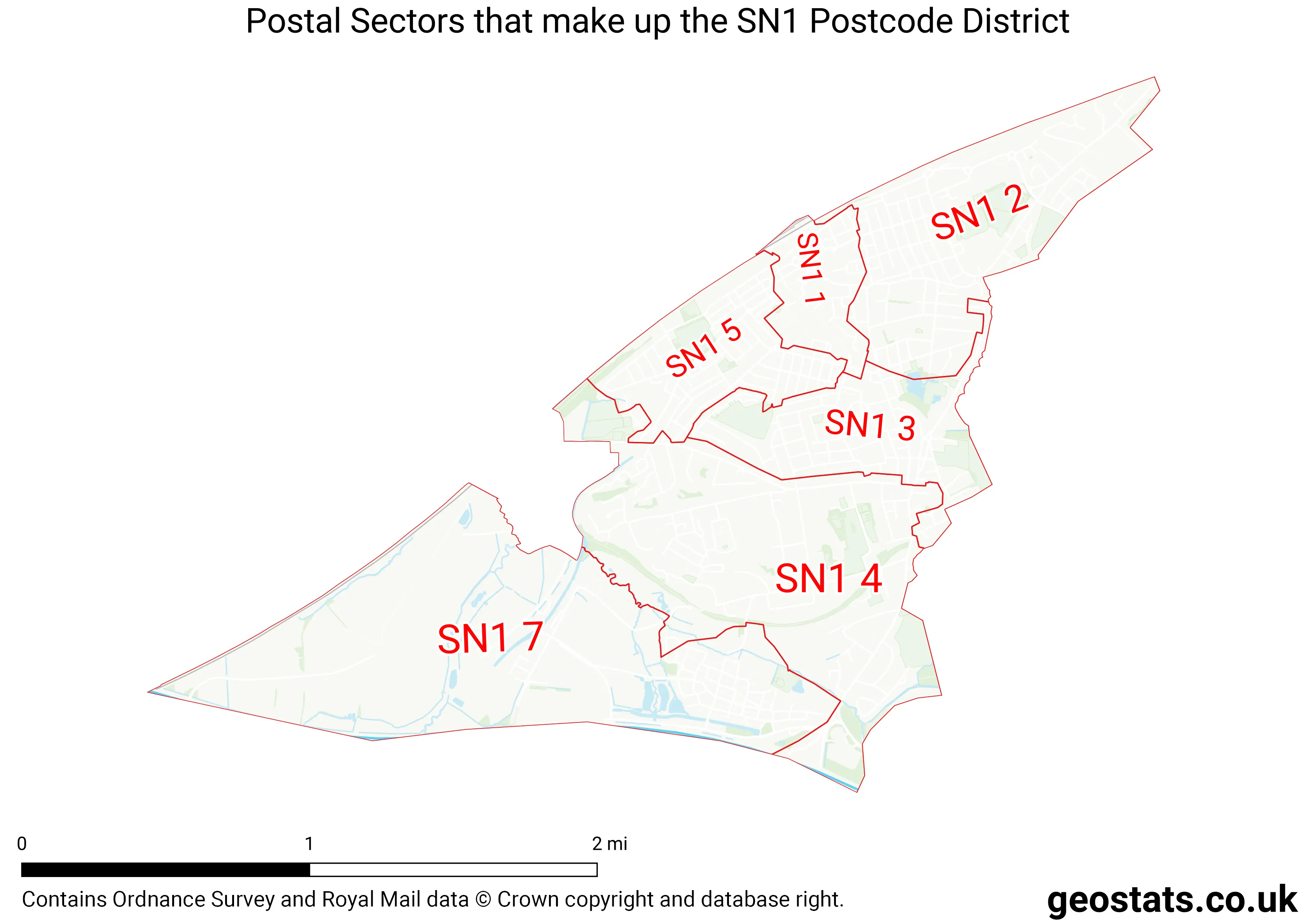 Map of the SN1  District