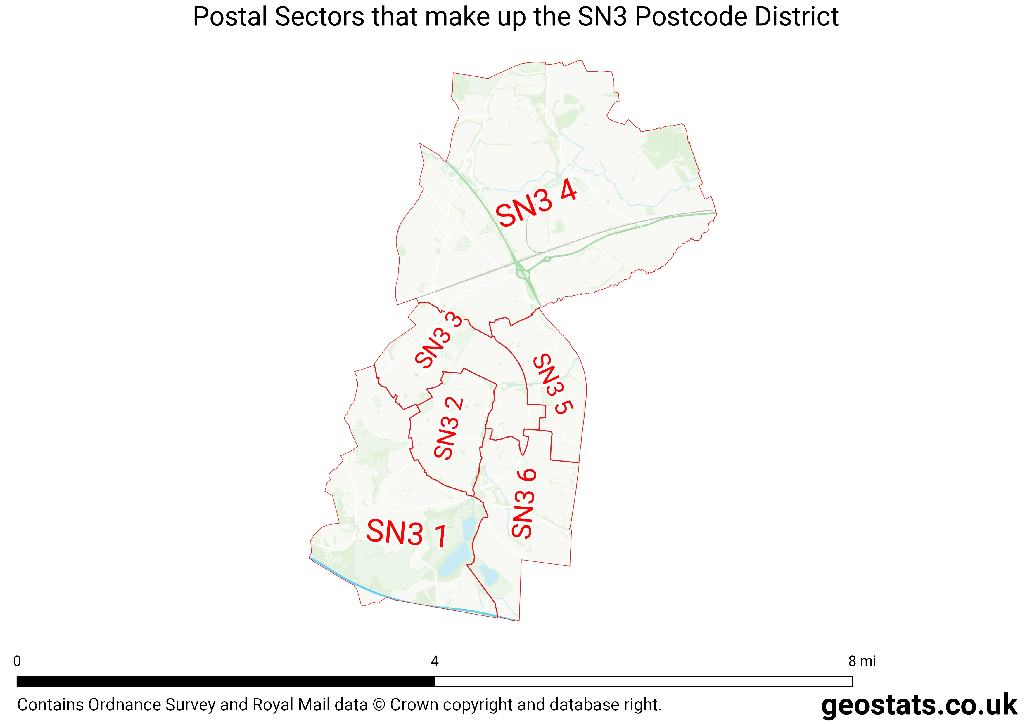 Map of the SN3  District