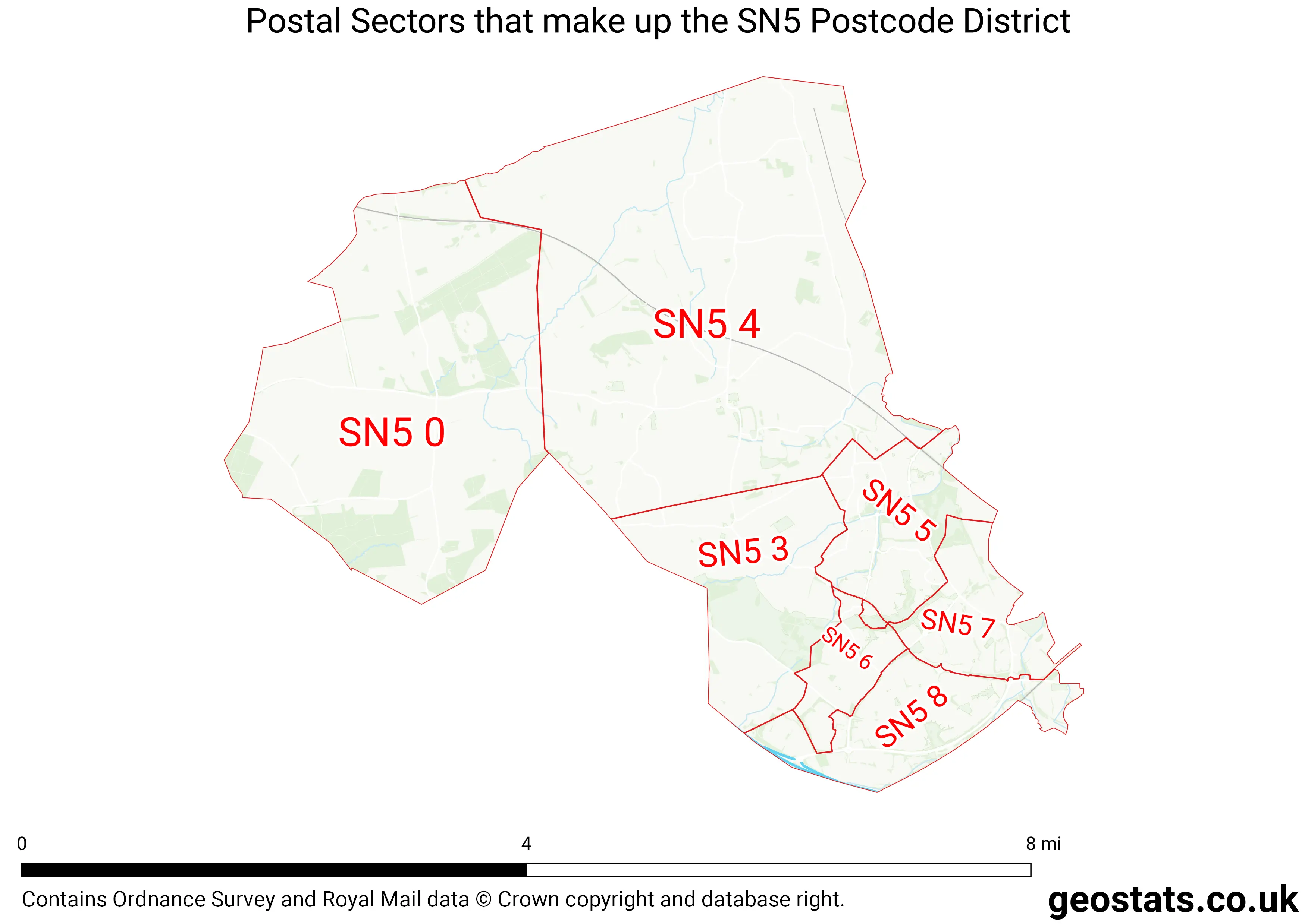 Map of the SN5  District