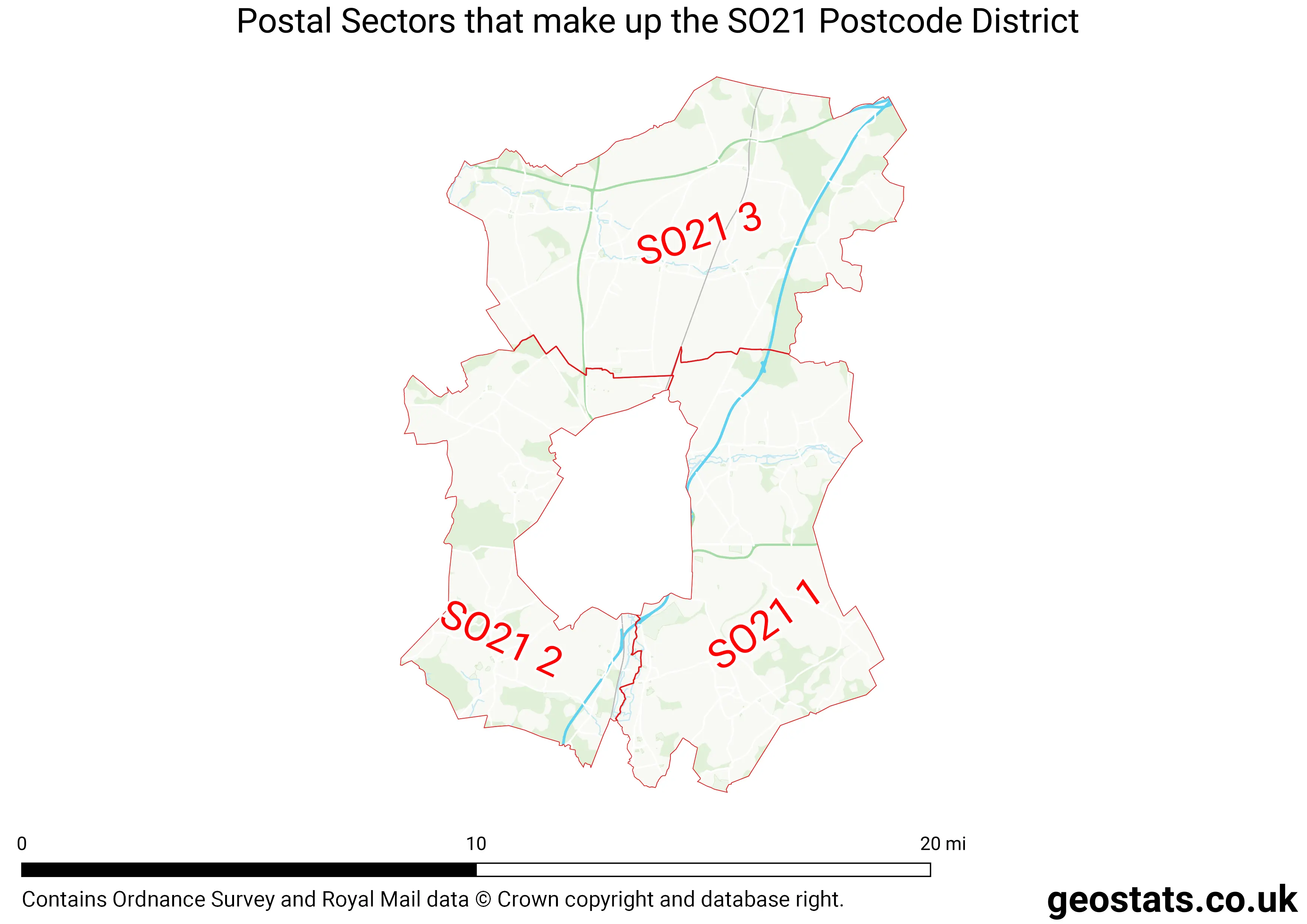 Map of the SO21  District
