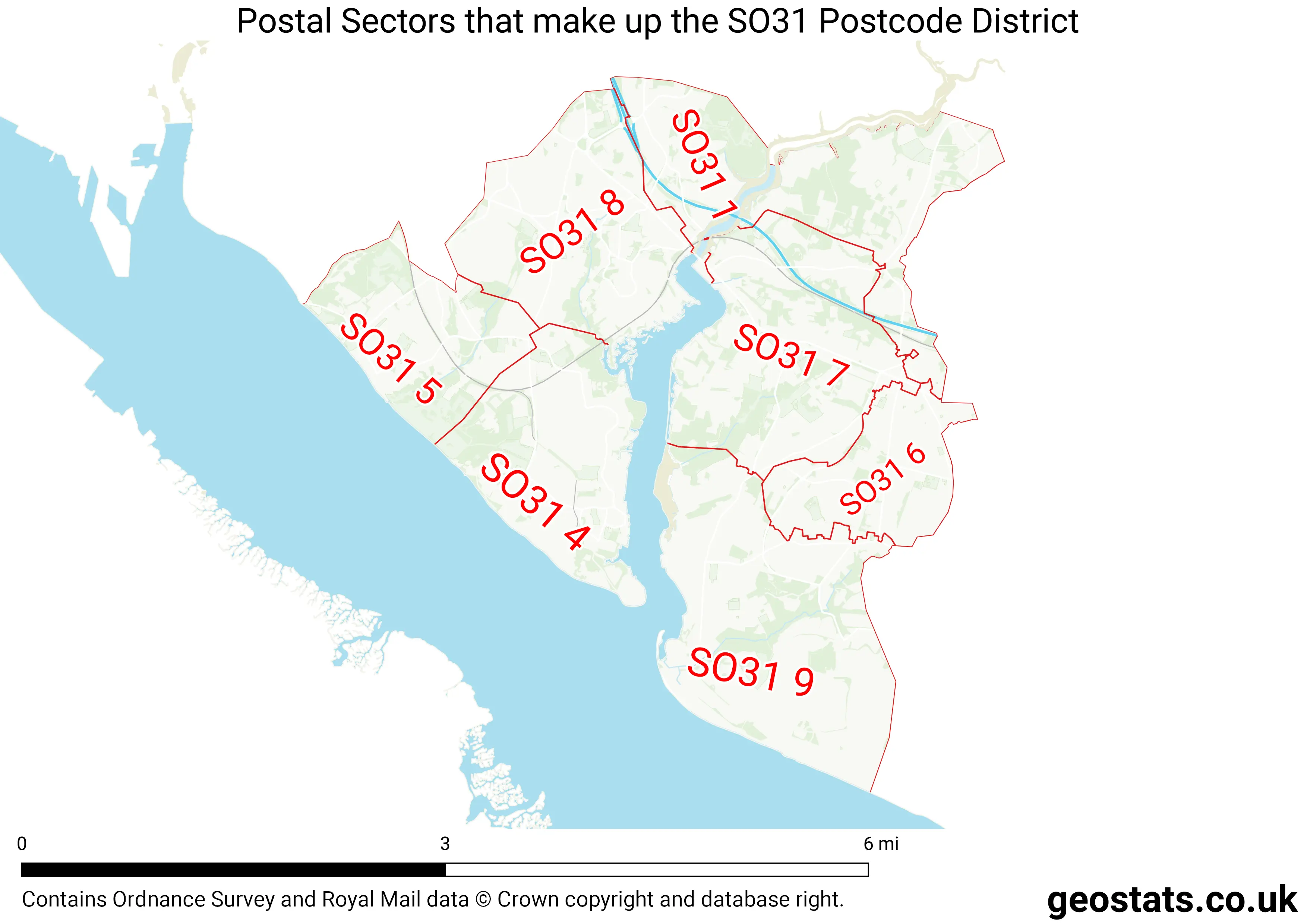 Map of the SO31  District