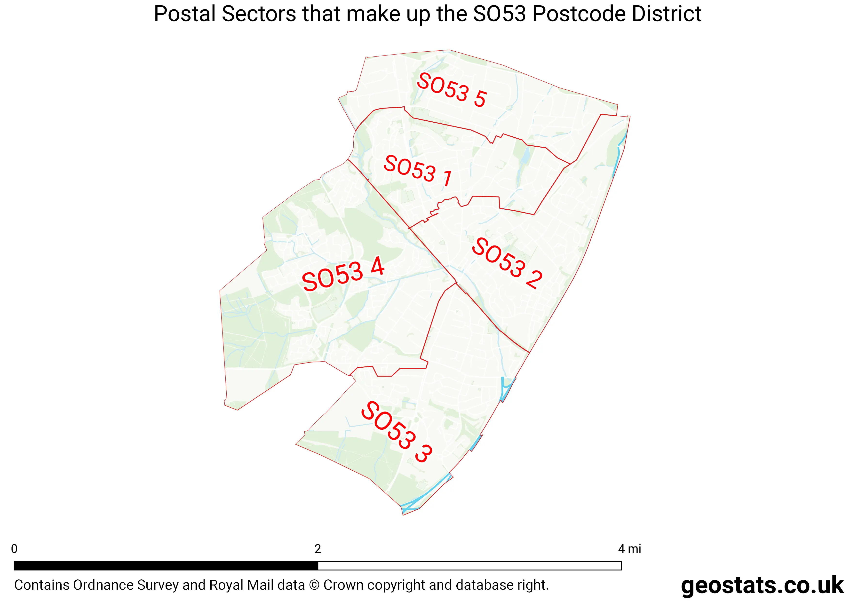 Map of the SO53  District