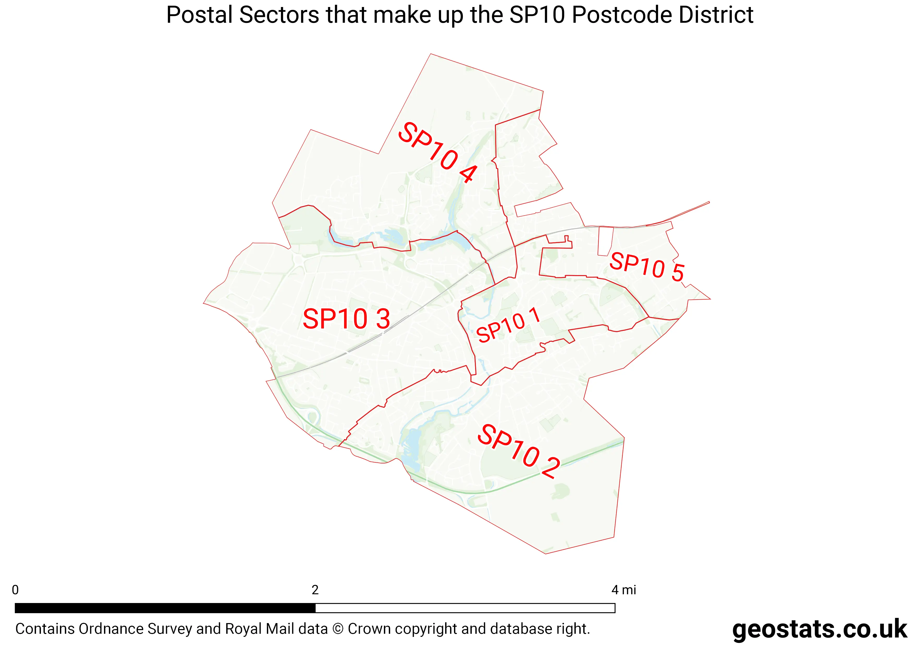 Map of the SP10  District