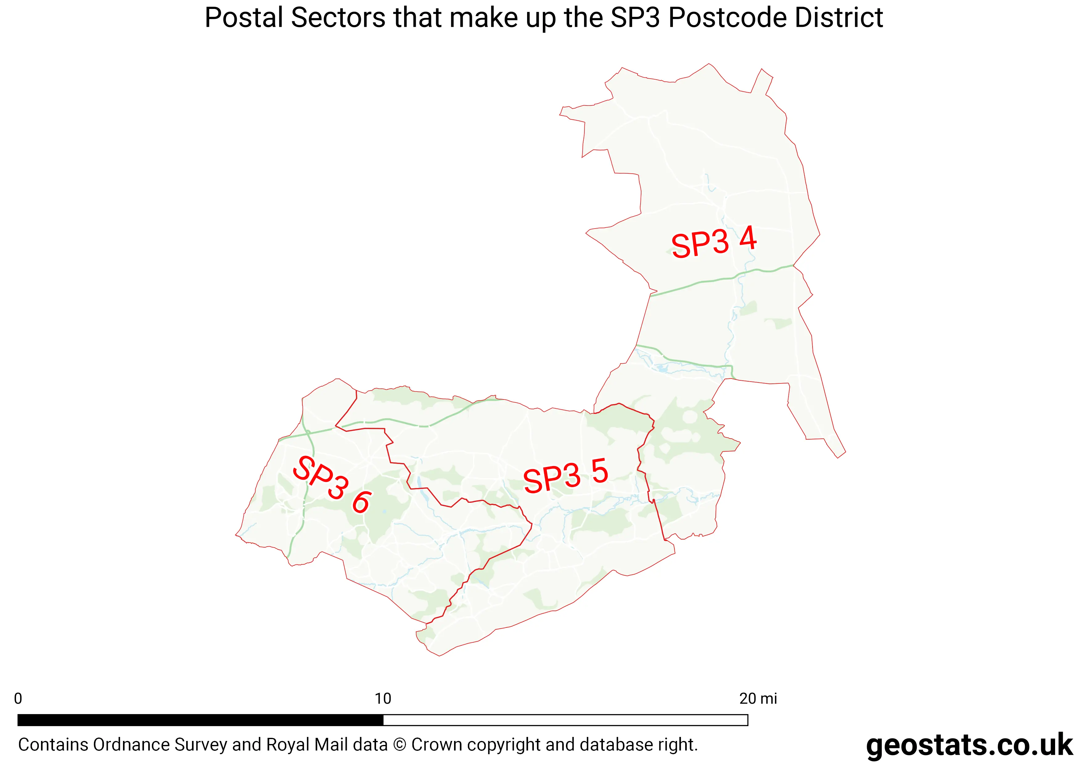 Map of the SP3  District