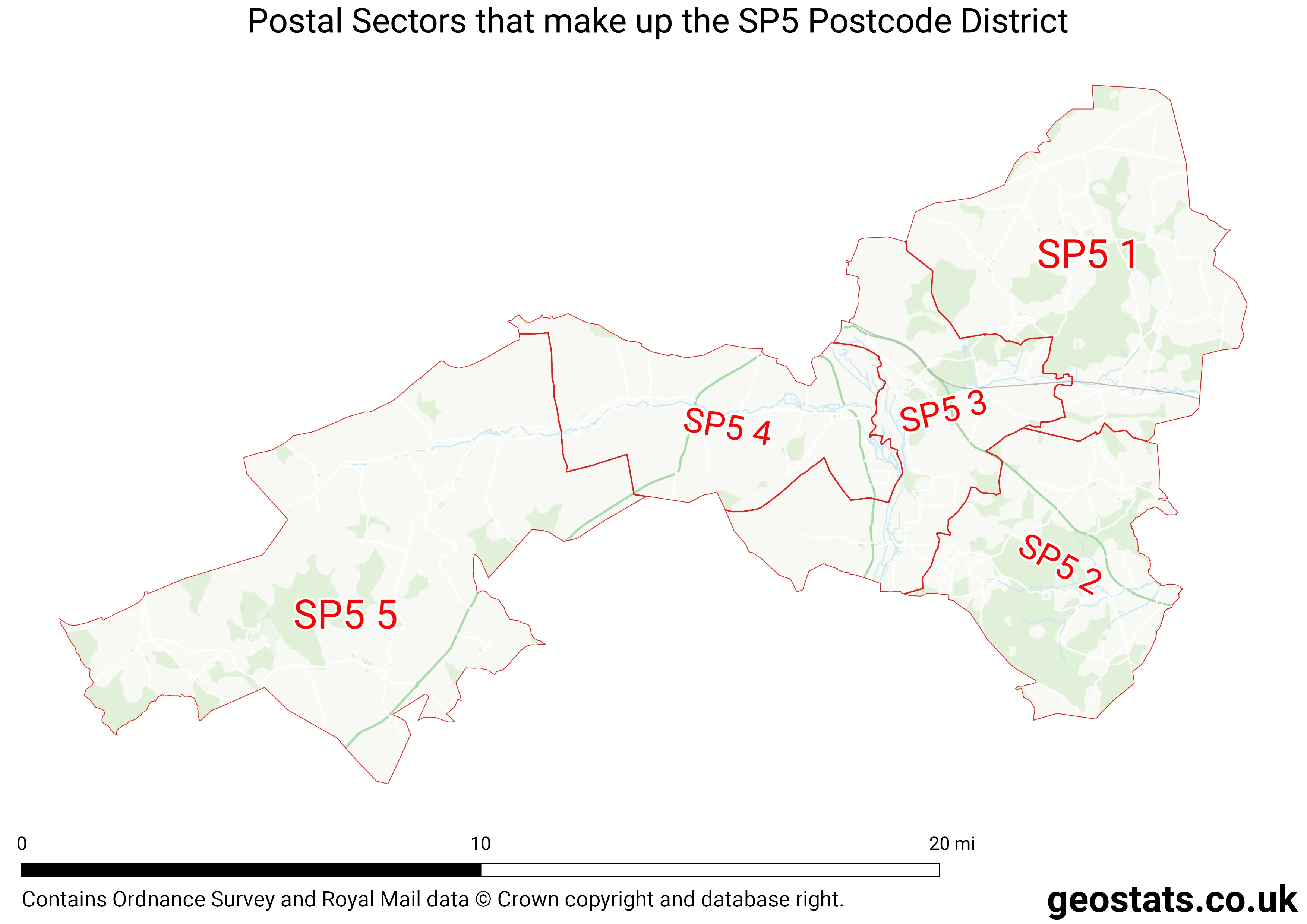 Map of the SP5  District